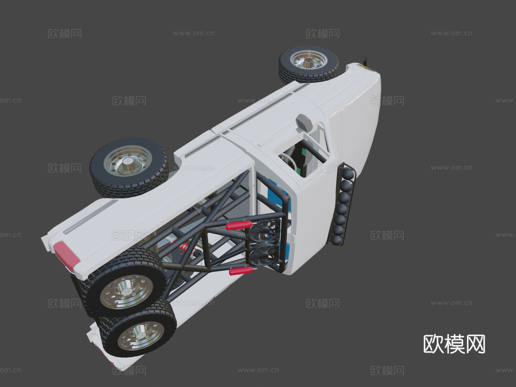 福特F150预跑巴哈卡车su模型