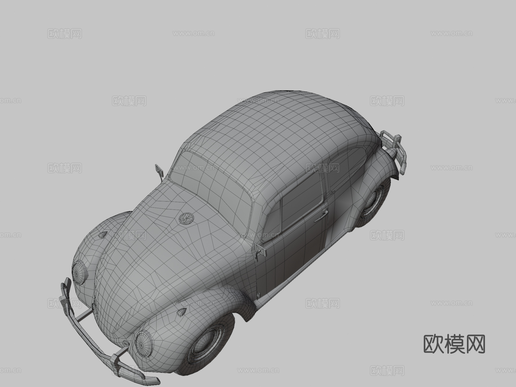 旧款甲壳虫su模型