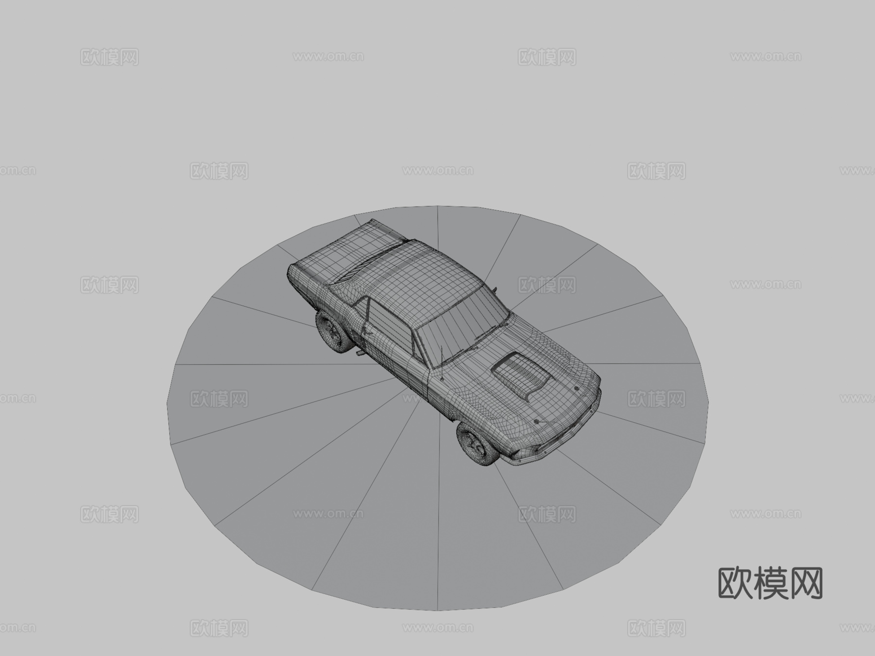 午夜母马 ACIs 1967 福特野马su模型