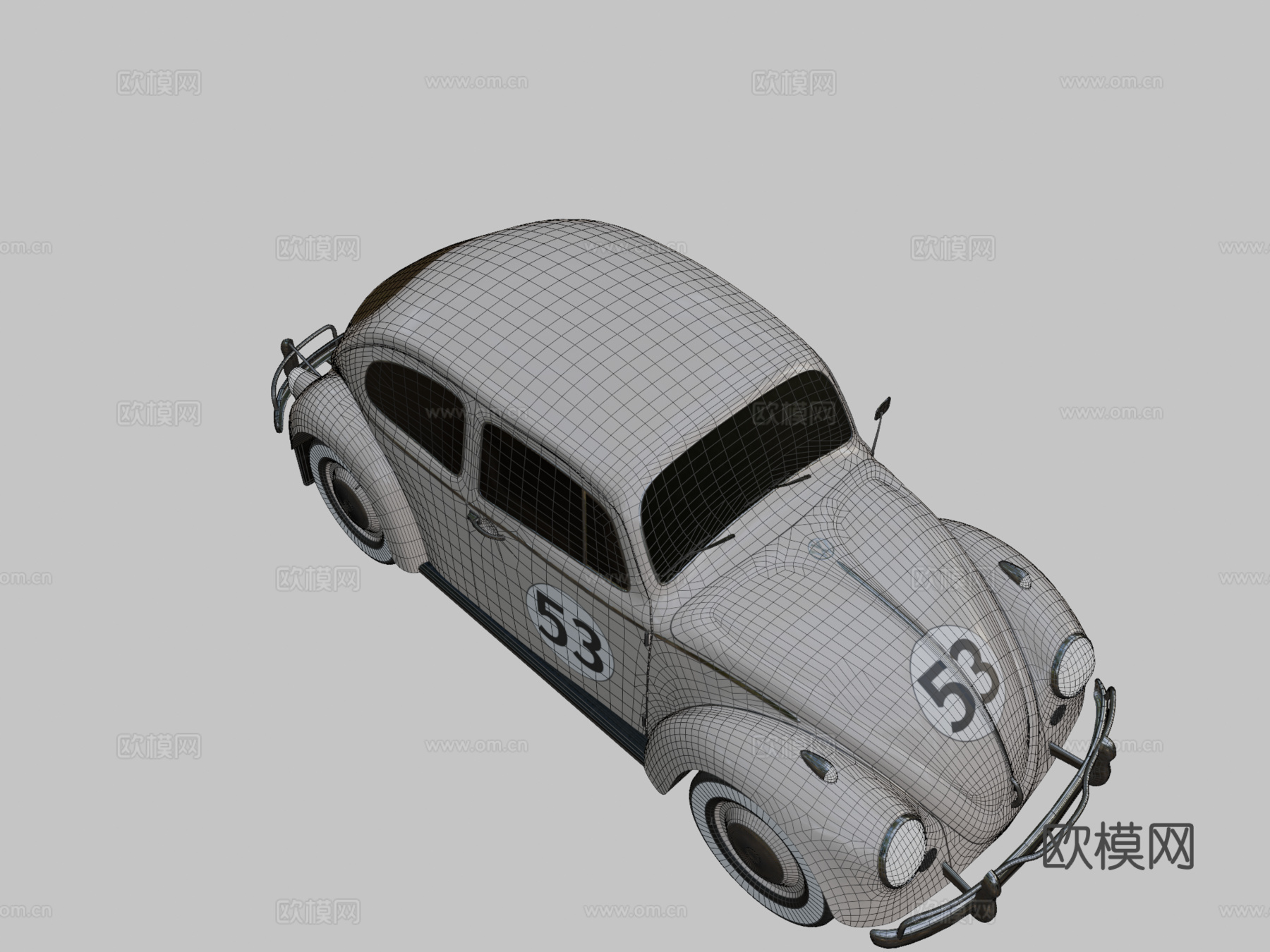 大众甲壳虫su模型