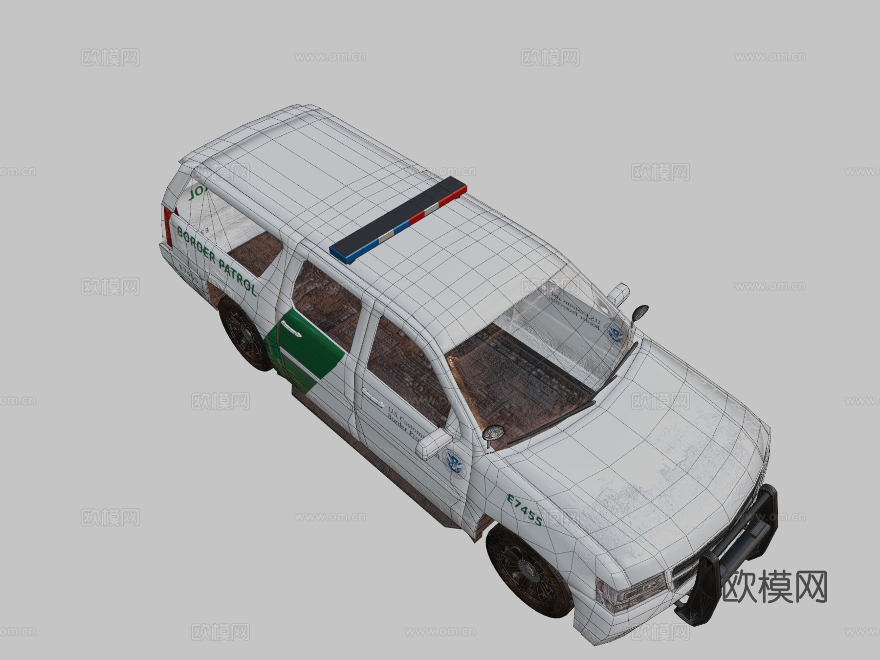 雪佛兰边境巡逻 SUVsu模型