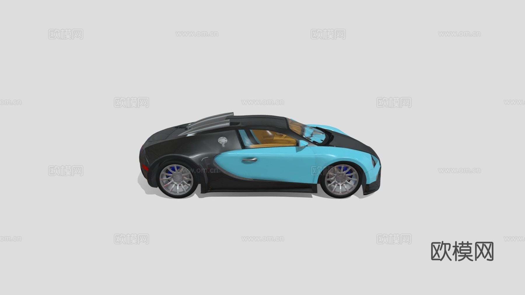 布加迪威龙 16.4su模型