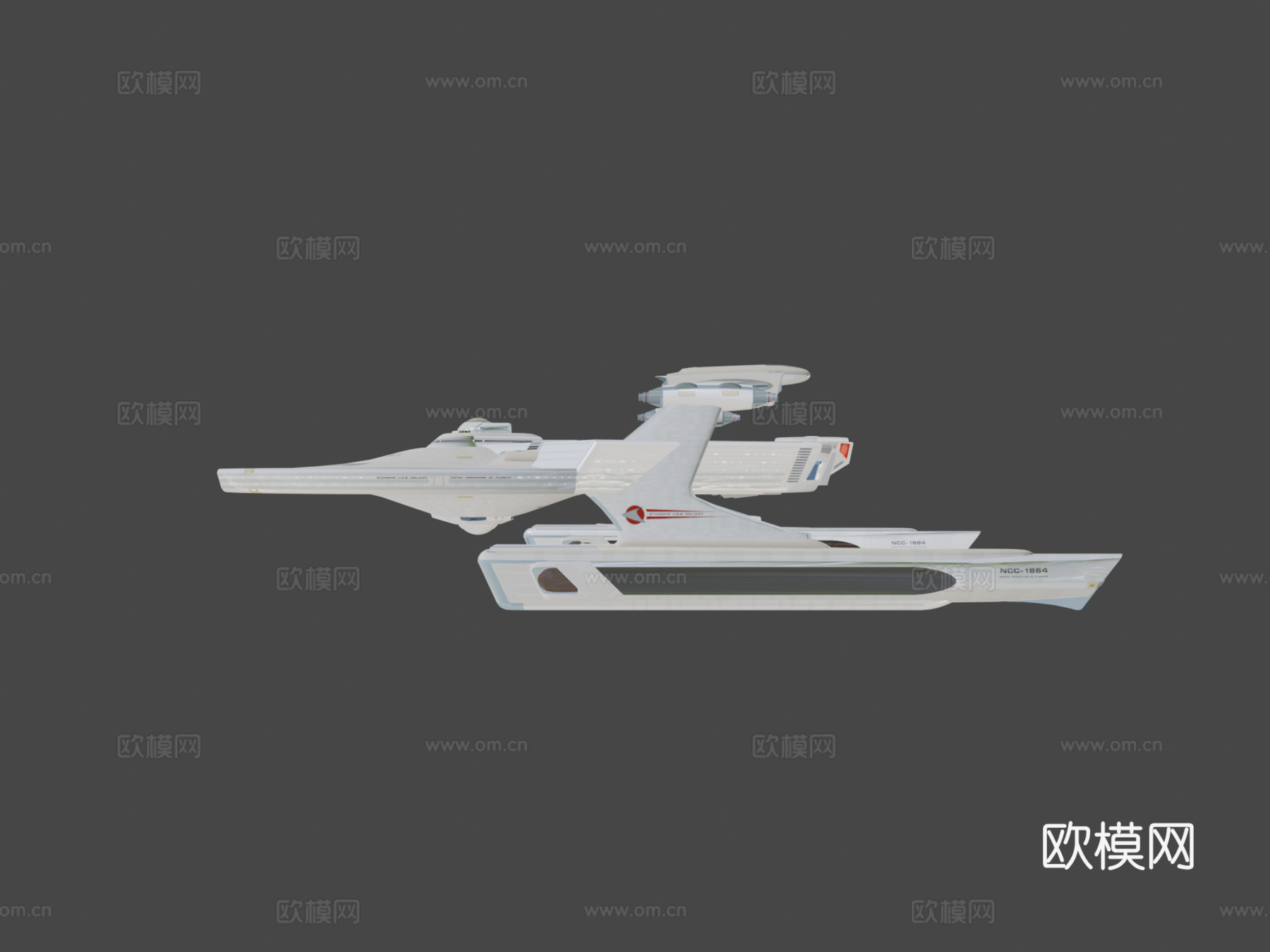 米兰达级美国星舰信赖号NCC1864变体su模型