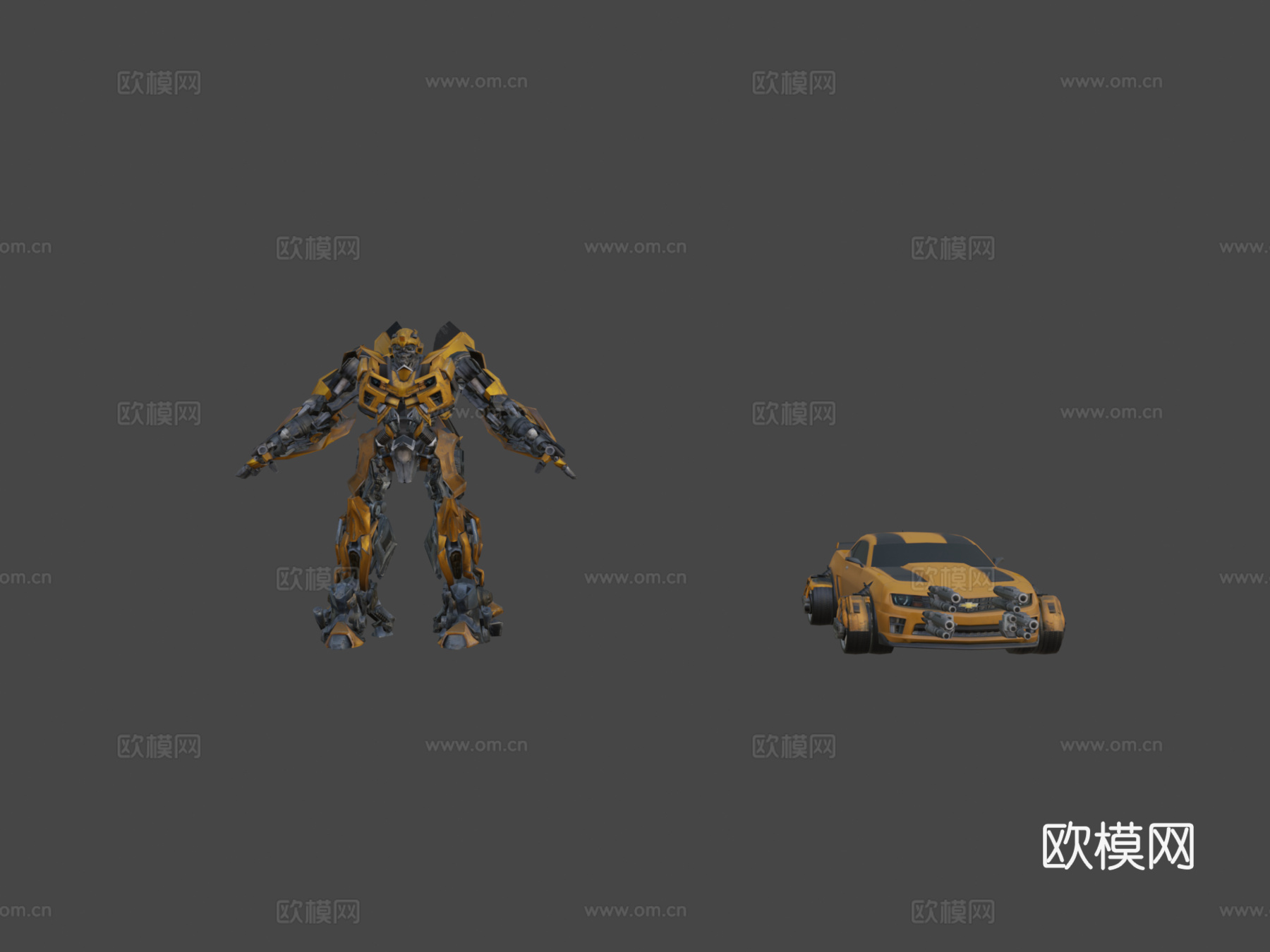 变形金刚 月黑之时 大黄蜂su模型