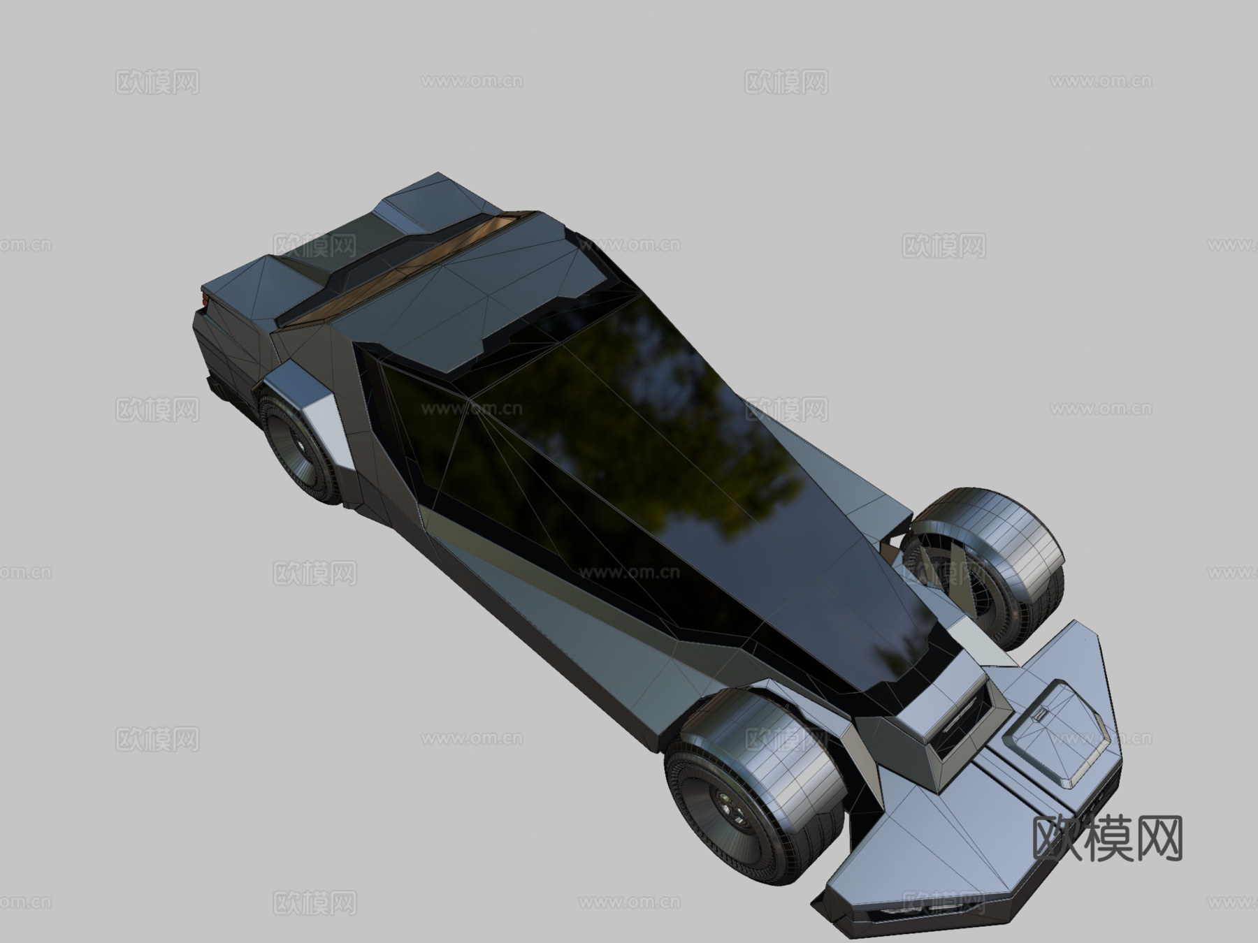 科幻车辆026 02公共领域CC0su模型