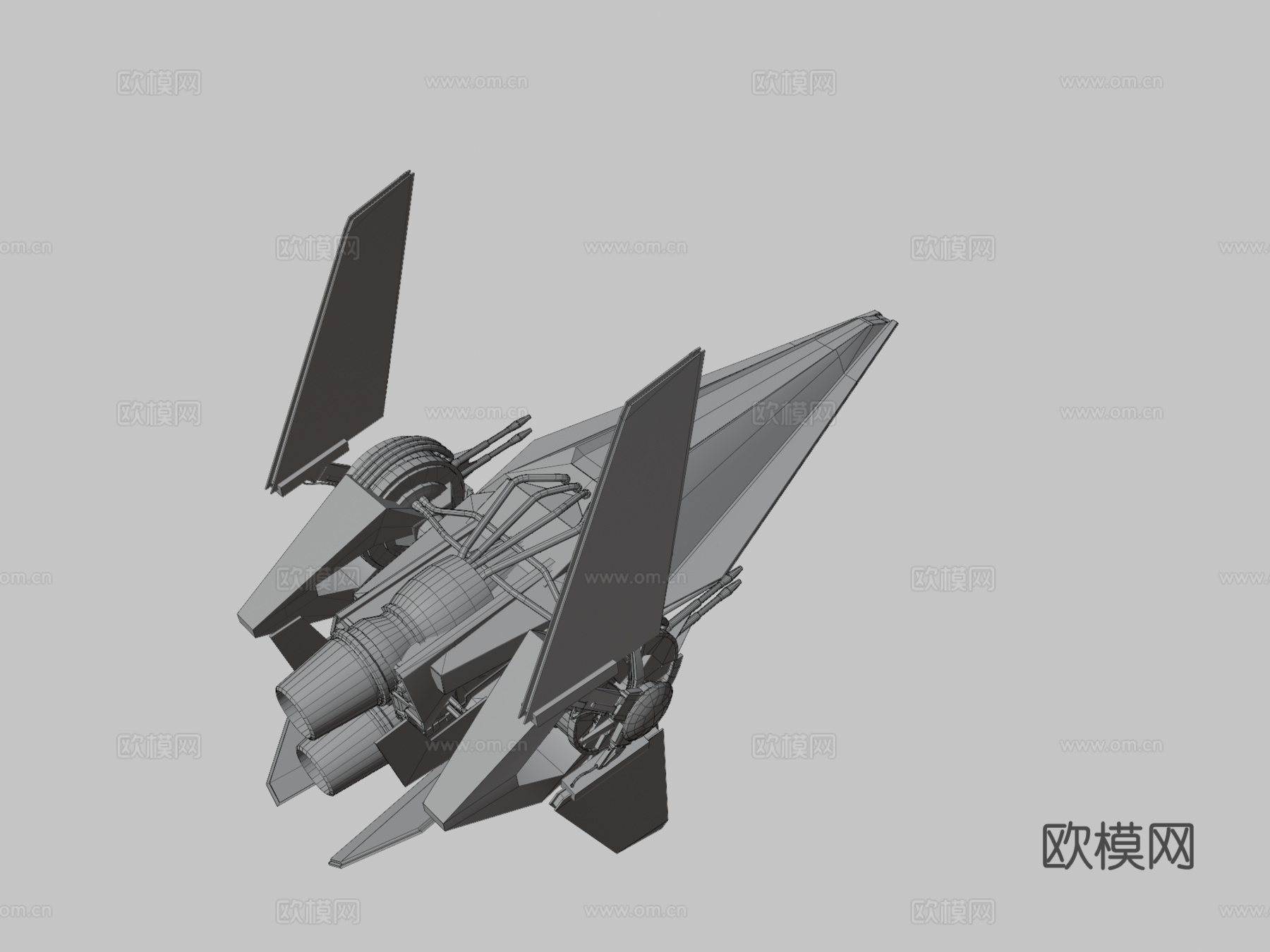 星球大战 V翼 尼姆布斯级su模型