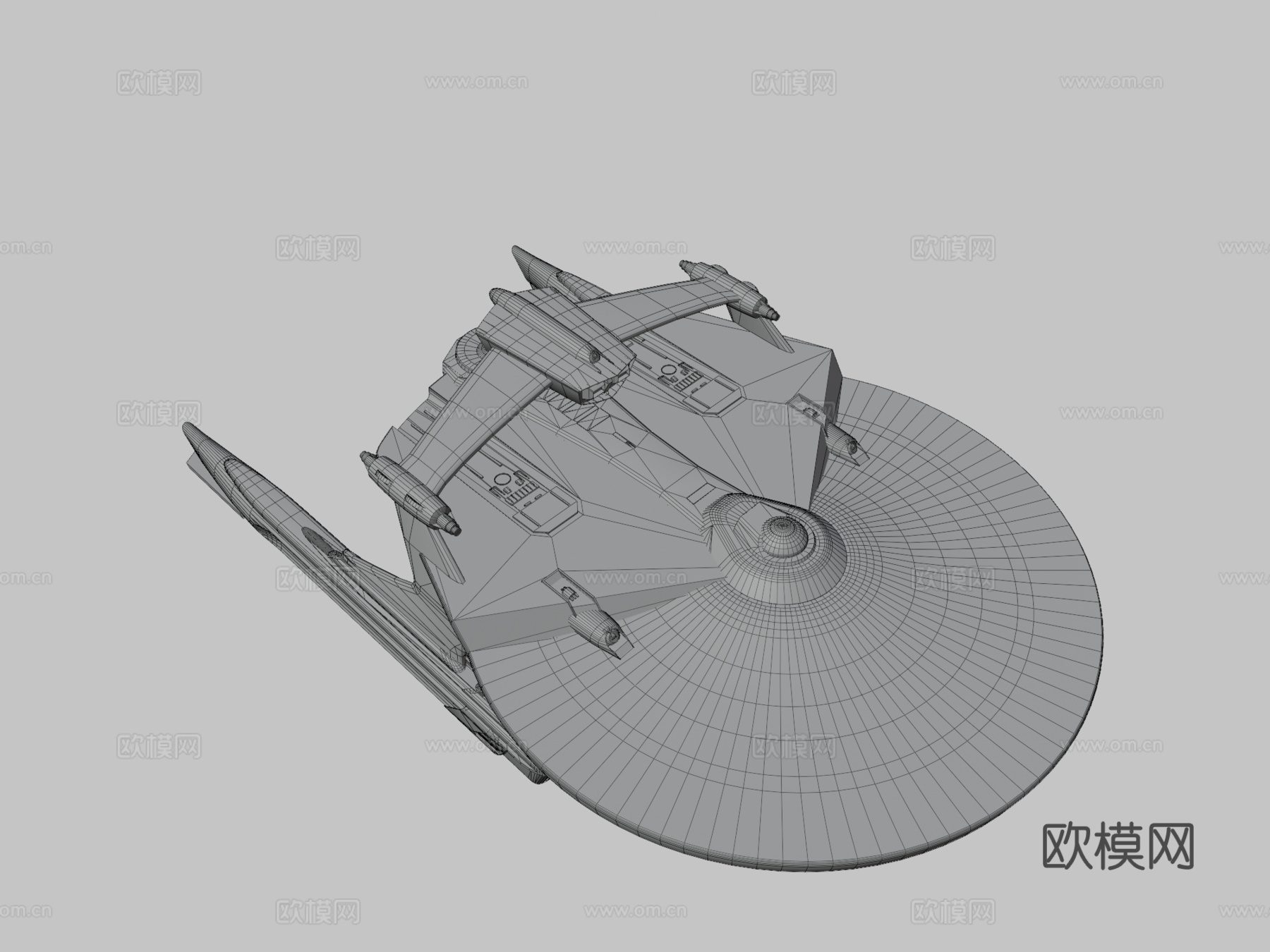 米兰达级美国星舰信赖号NCC1864变体su模型