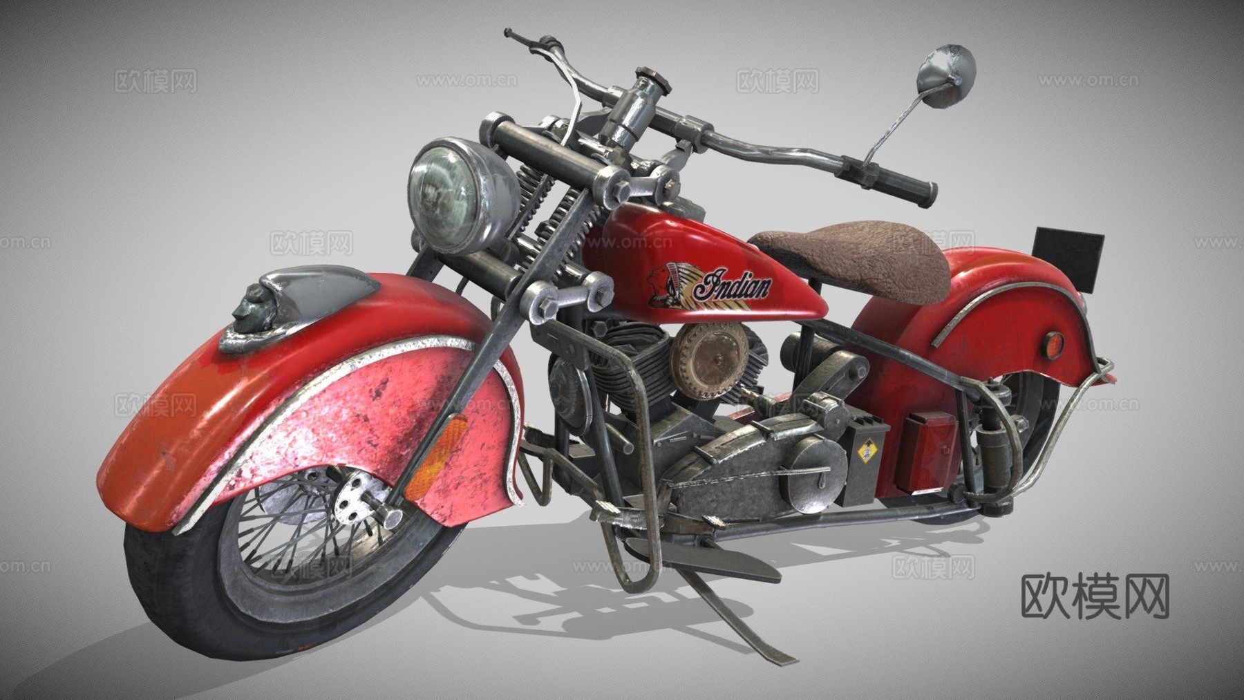 印第安 酋长 黑鹰su模型