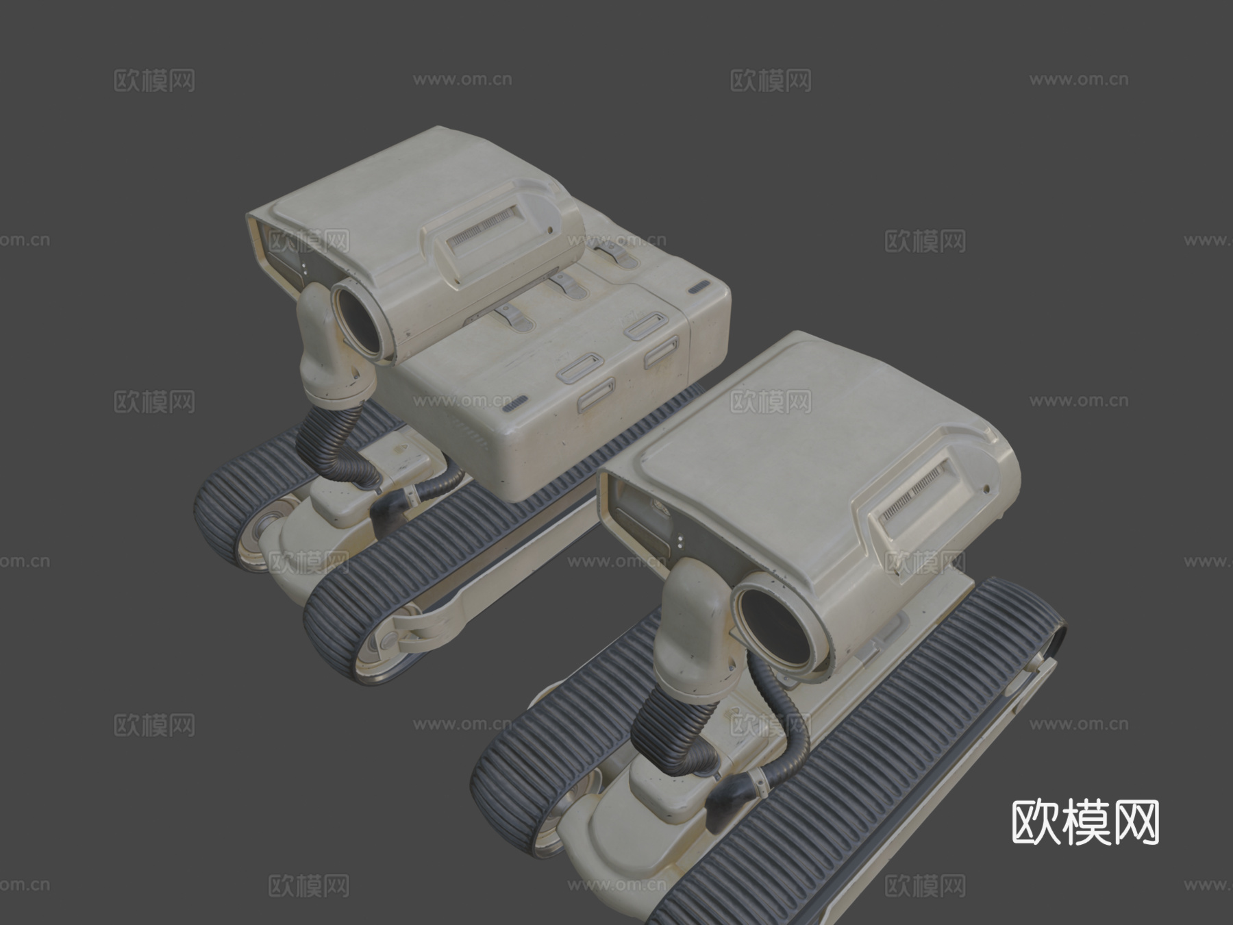 小型履带式机器人su模型