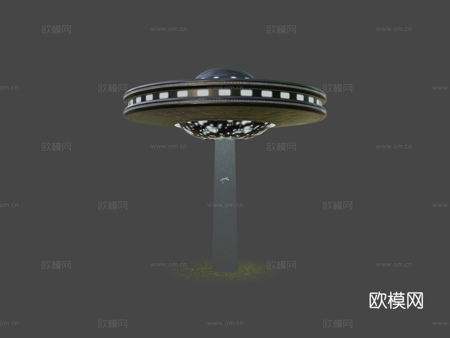 不明飞行物su模型