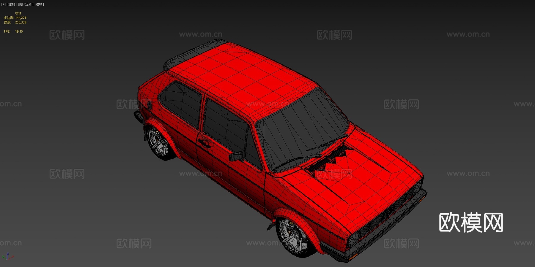 大众高尔夫 mk1 调校su模型