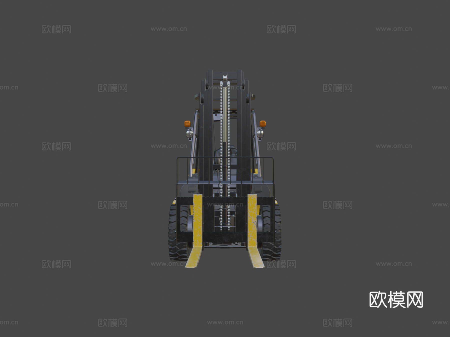 详细叉车su模型