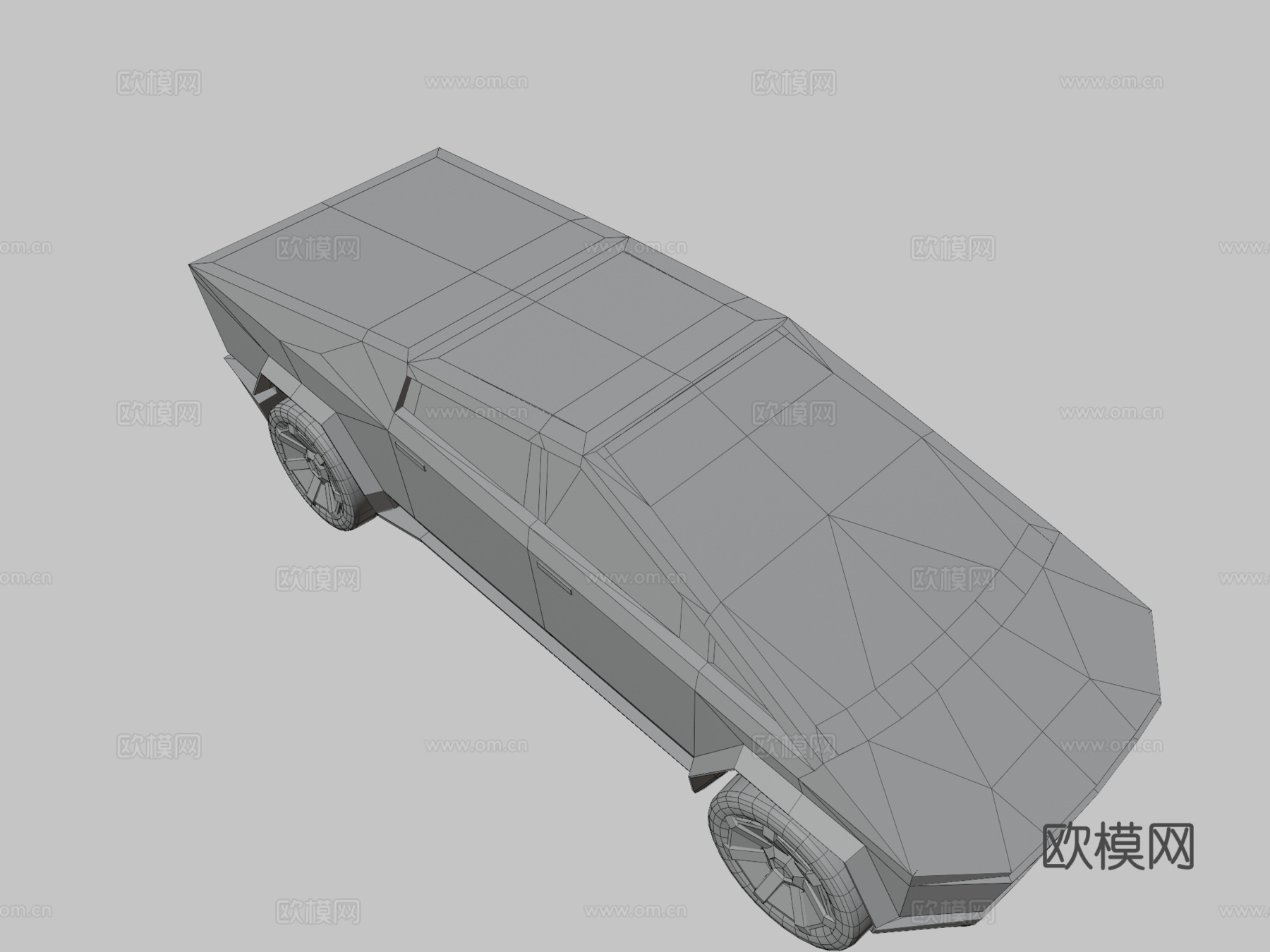 特斯拉赛博卡车3D模型su模型