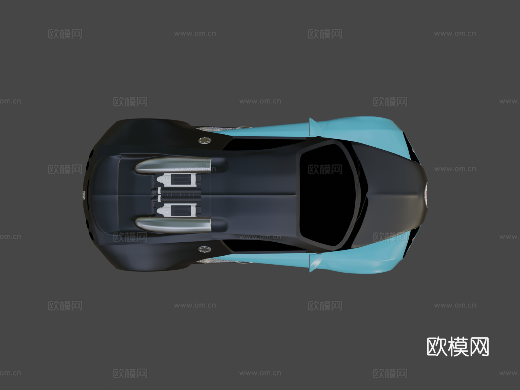 布加迪威龙 16.4su模型