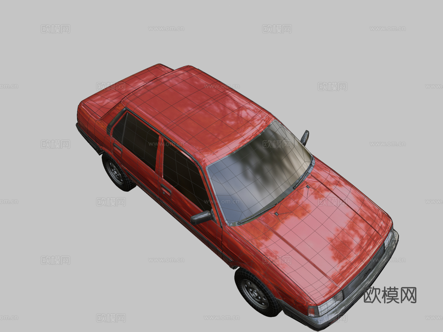 丰田花冠轿车AE82su模型