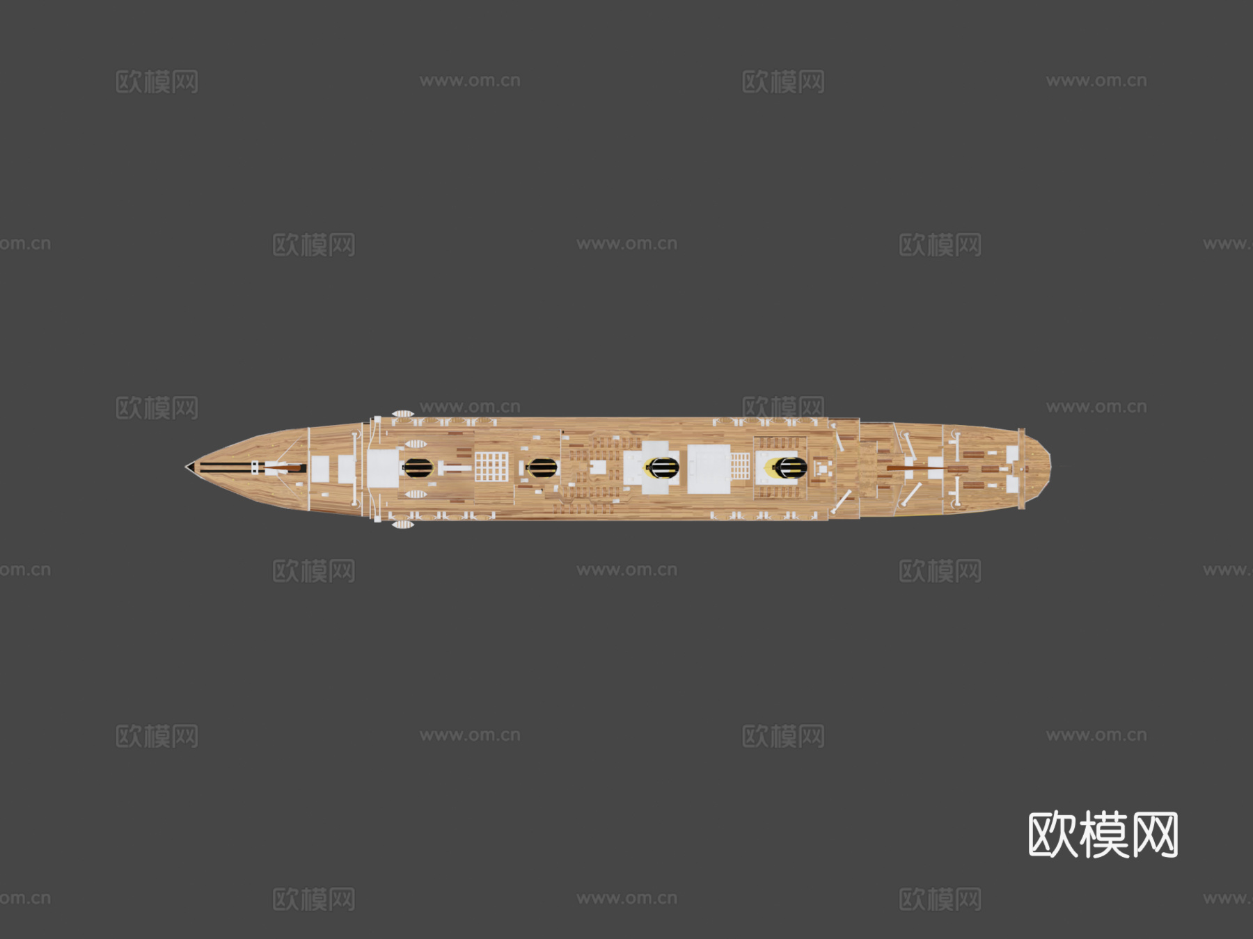 泰坦尼克号OBJ带纹理su模型