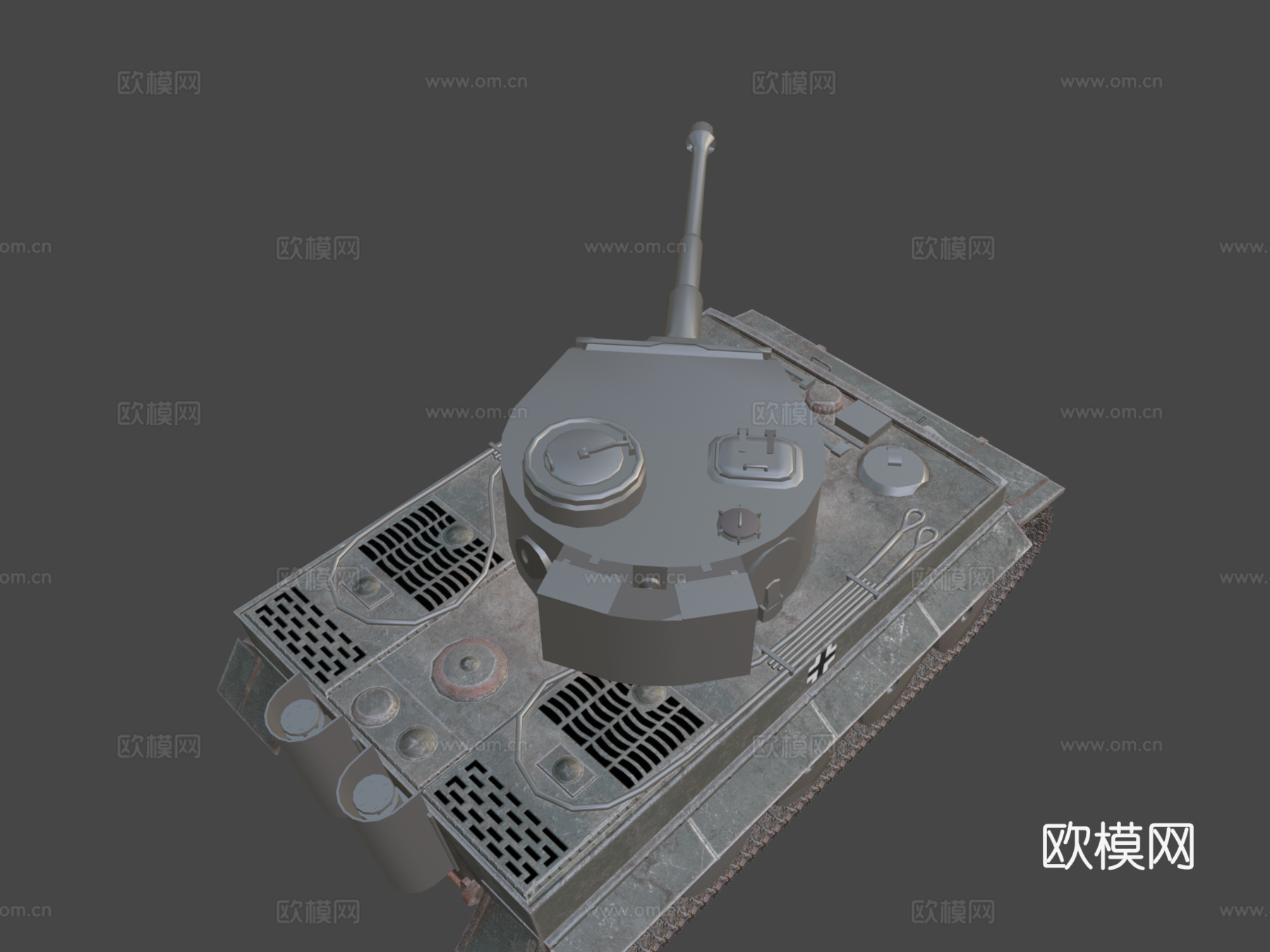 虎式一号六型坦克su模型