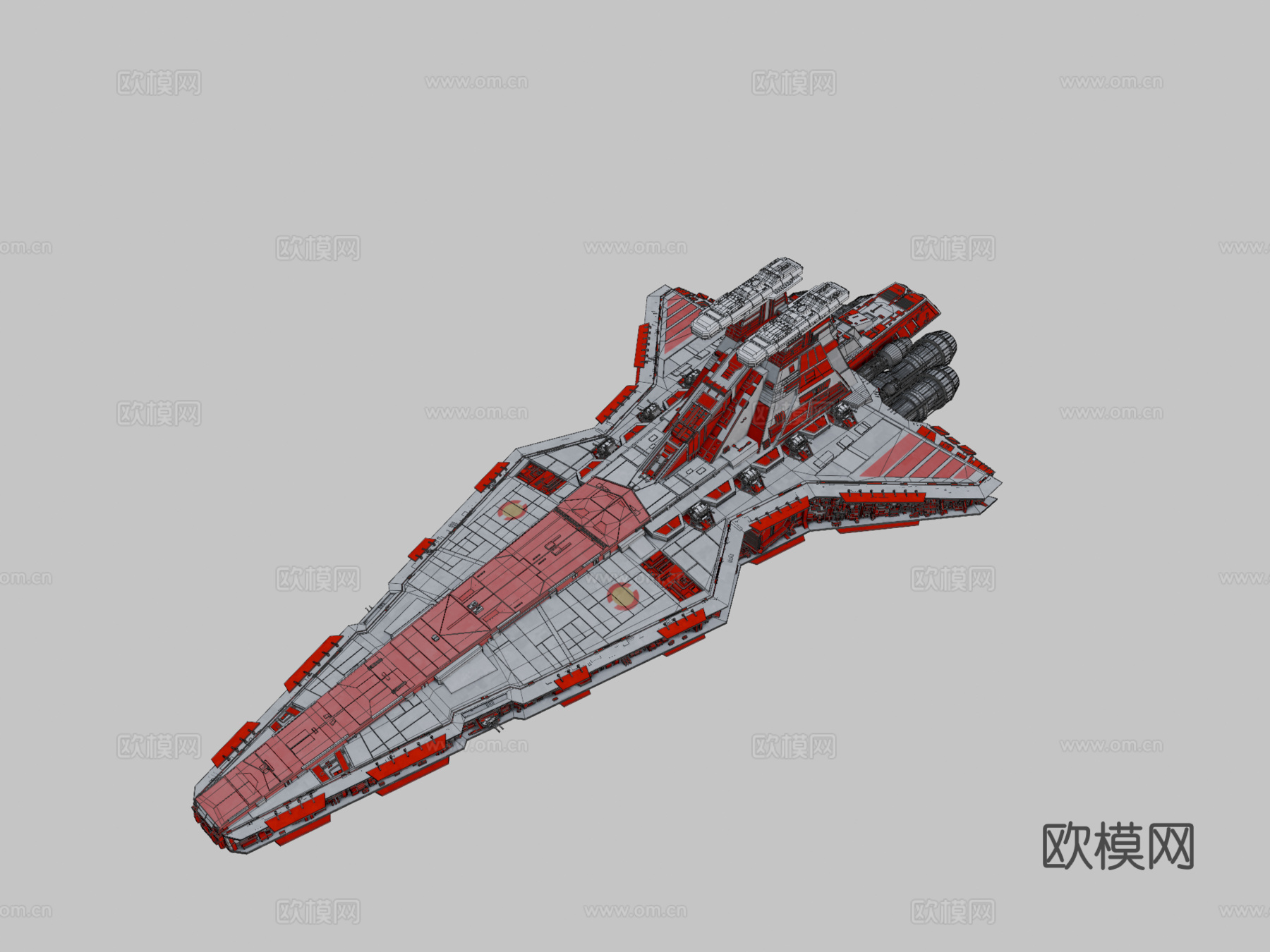 星球大战 猎兵级 歼星舰su模型