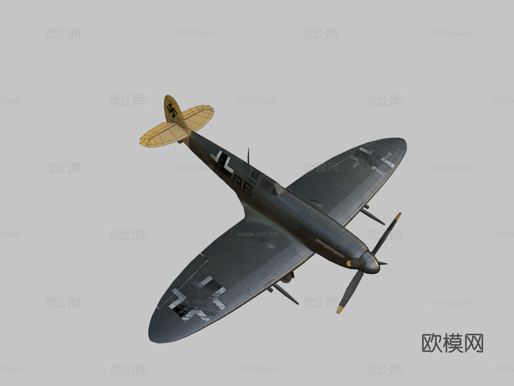 齐尔库斯·罗萨留斯喷火战斗机su模型