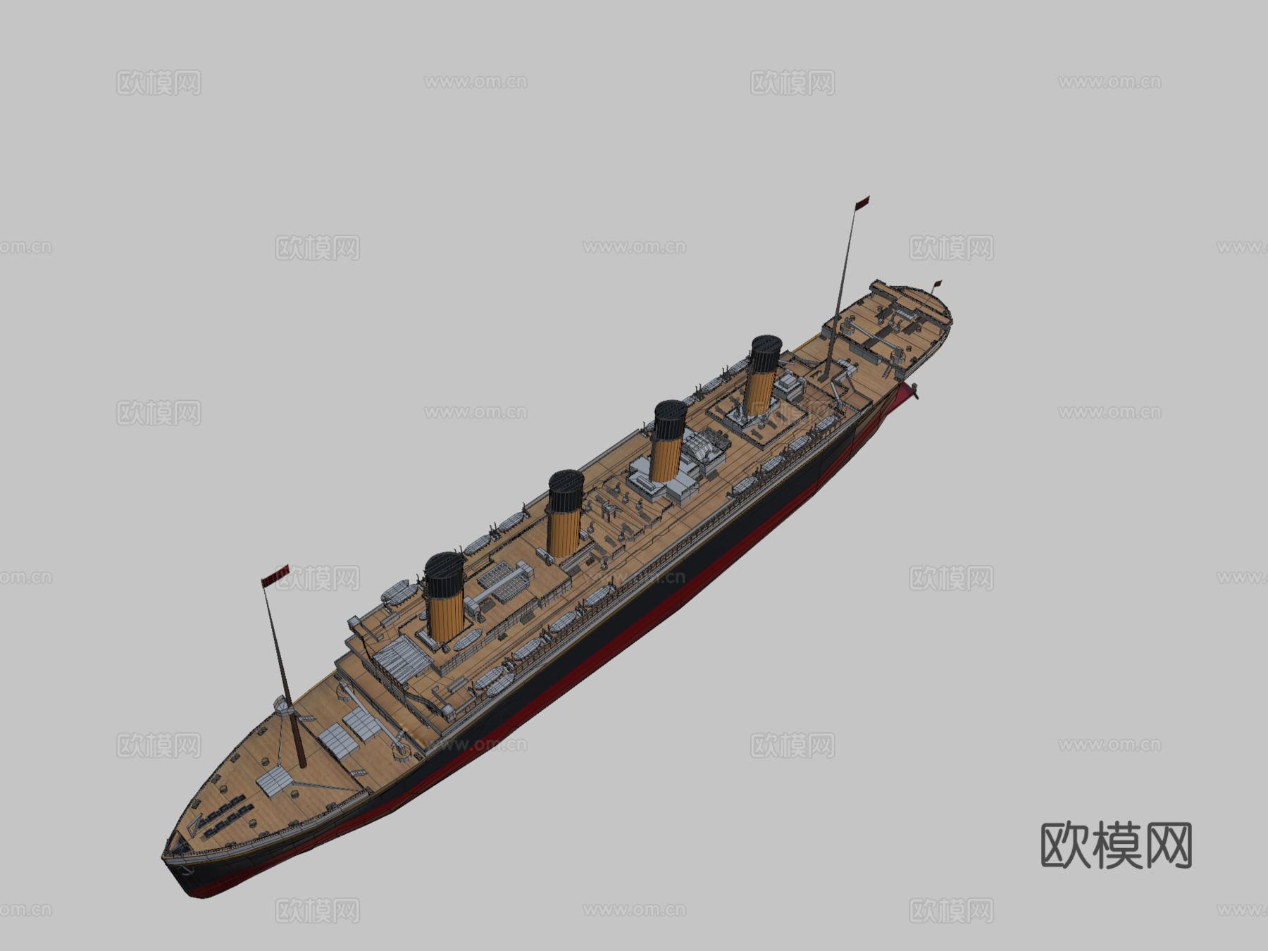 奥林匹克高多边形OBJsu模型