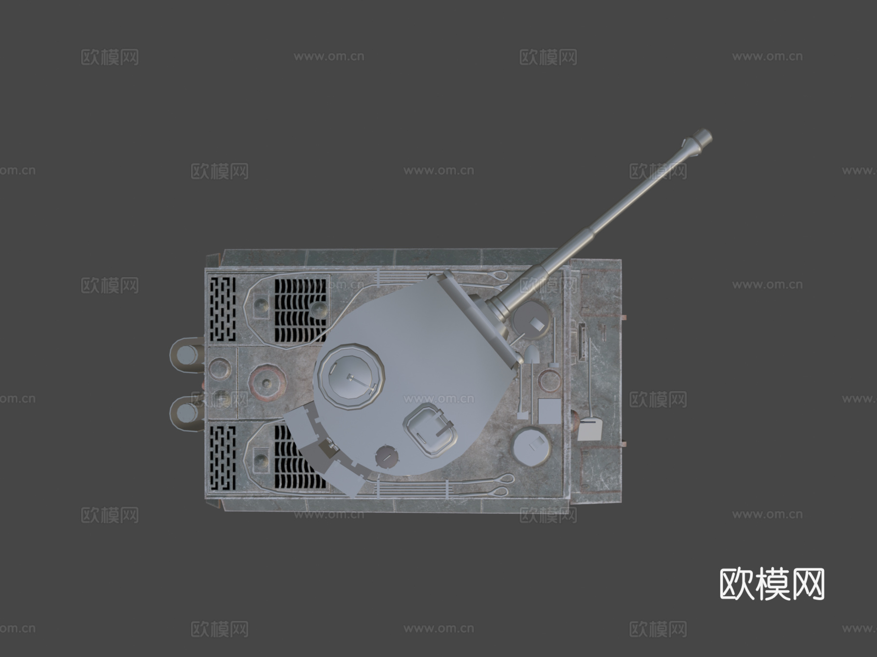 虎式一号六型坦克su模型