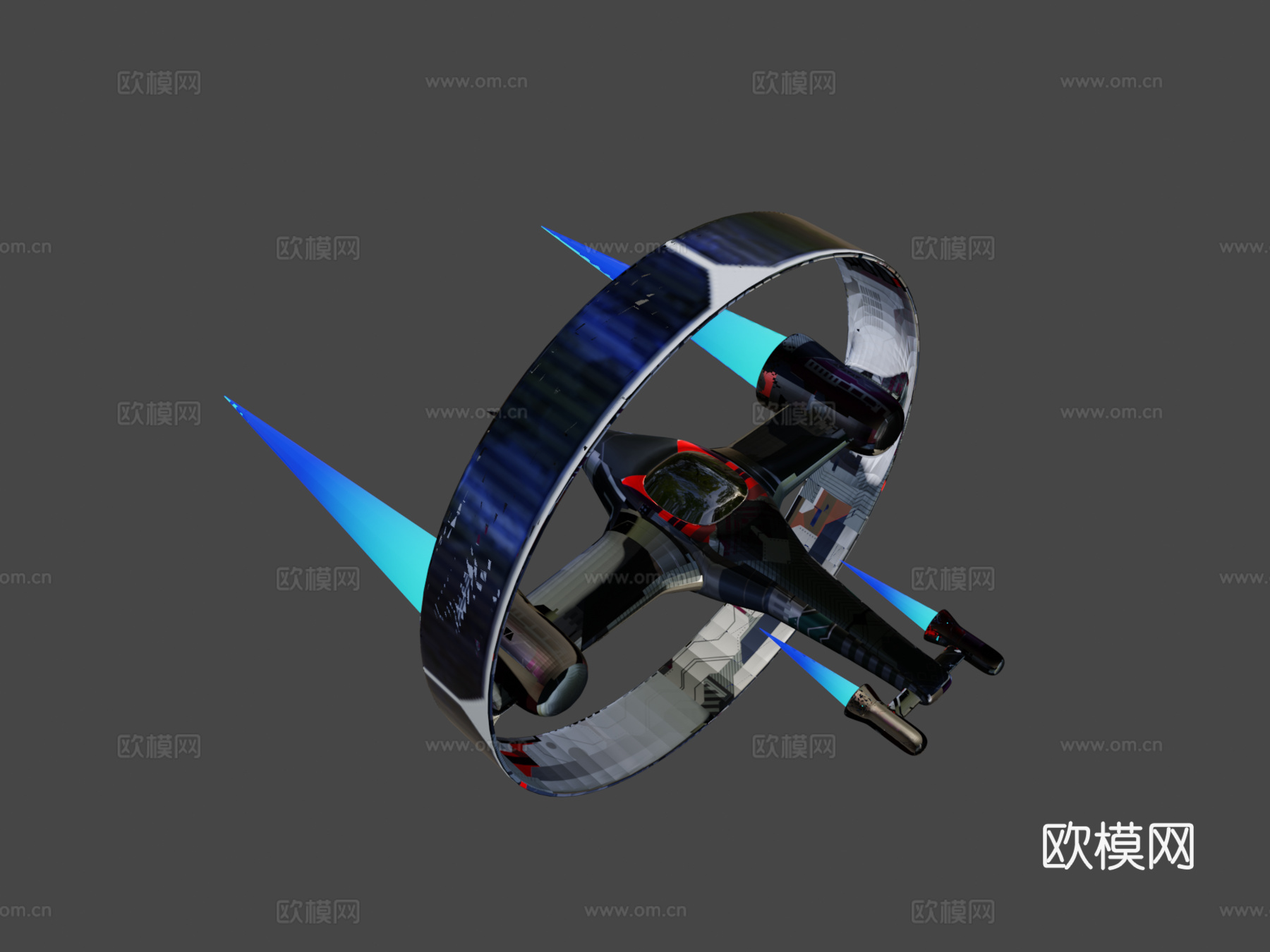 太空飞船su模型