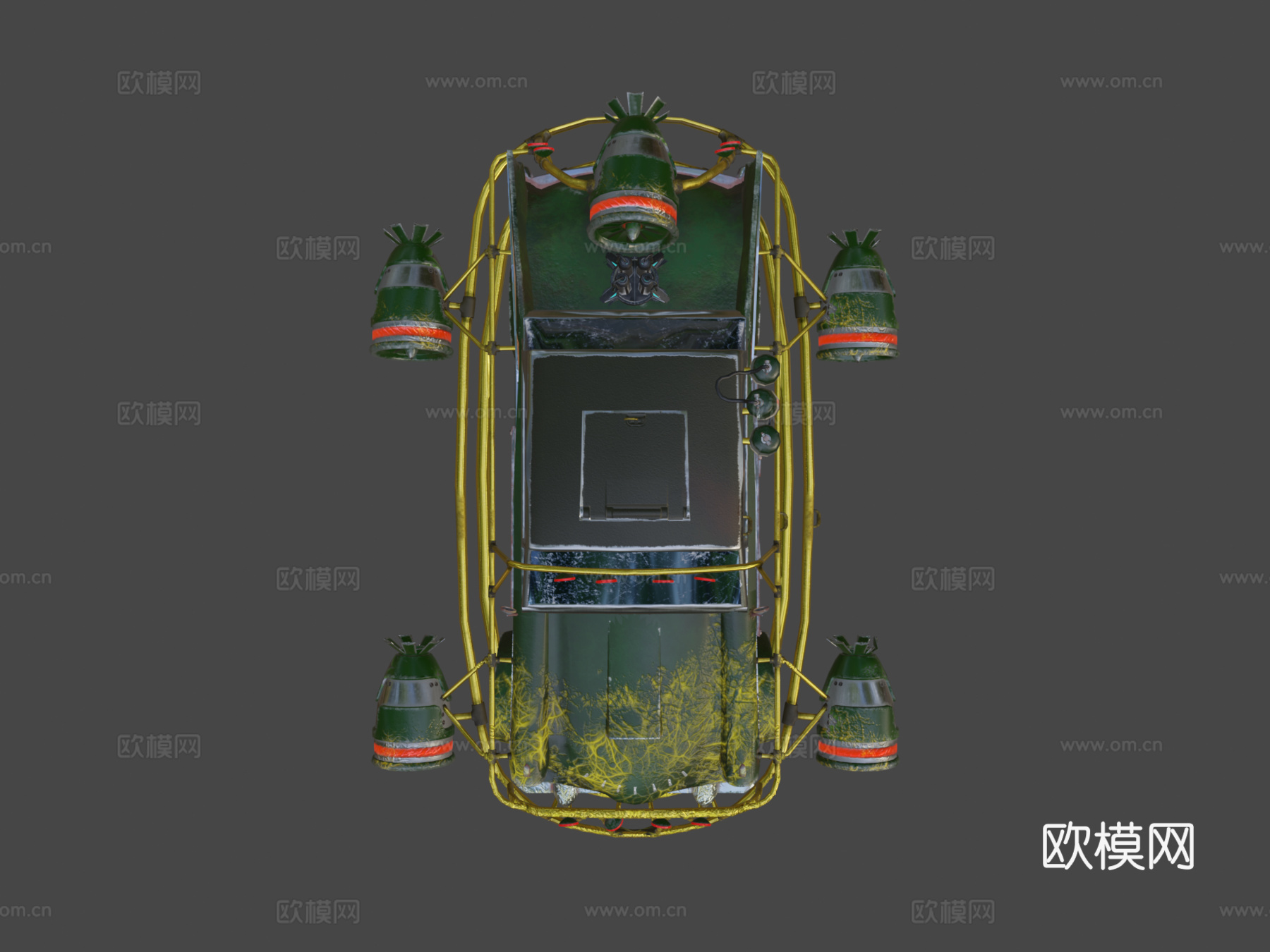 年代未来主义汽车帕卡德鹰su模型