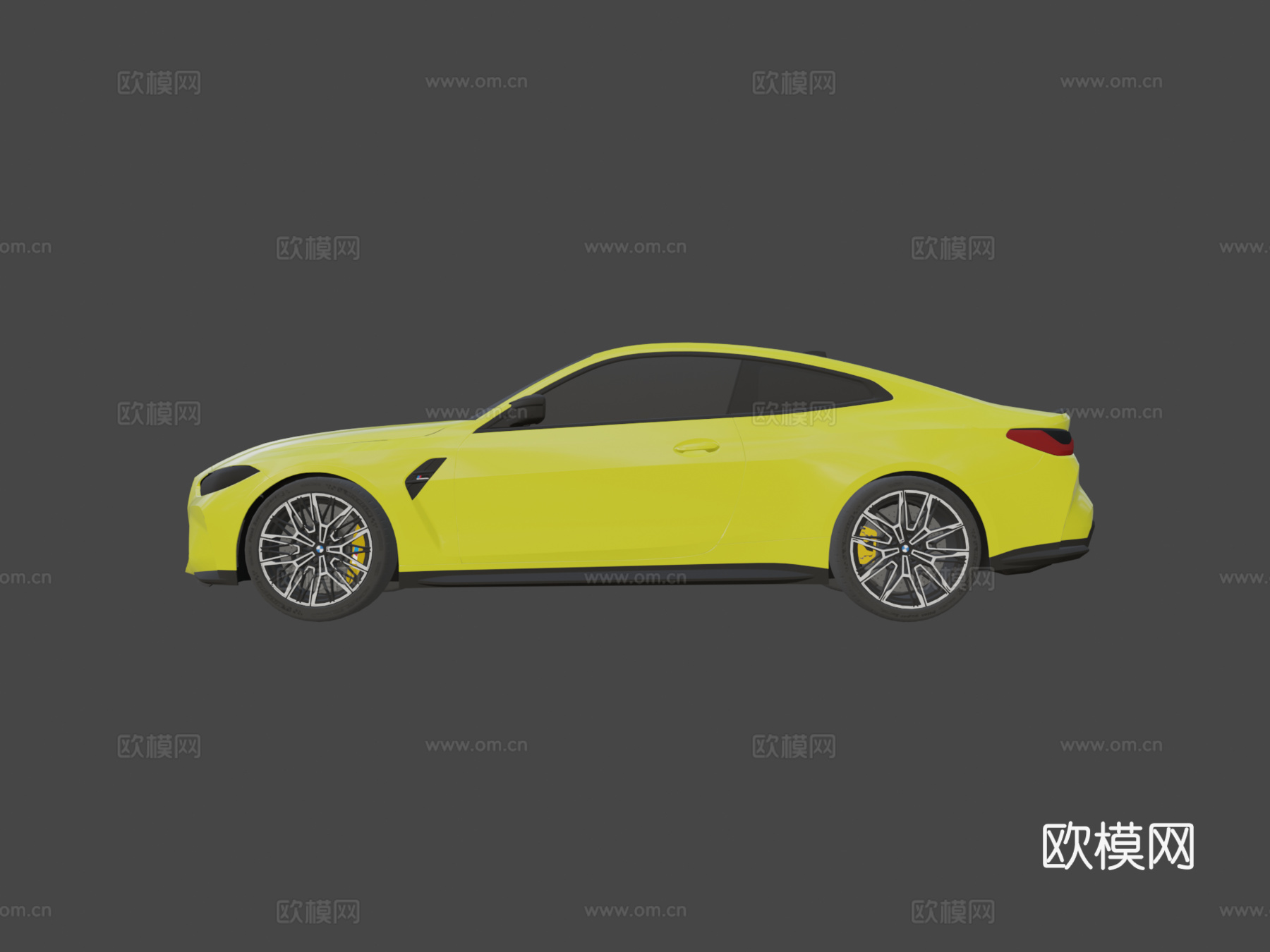 宝马 M4 Competition 无标记详细su模型