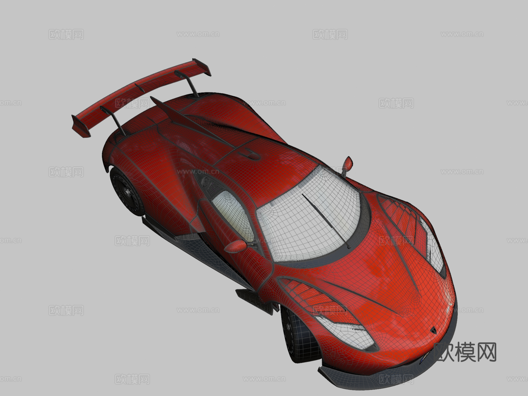 罗莎GT LM原型车2023款su模型