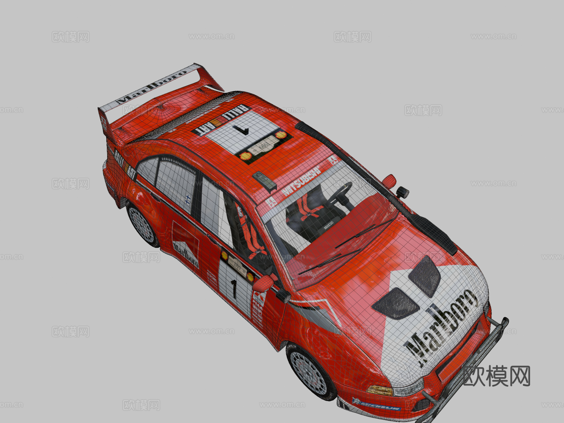 三菱 Lancer Evo VI 拉力赛su模型