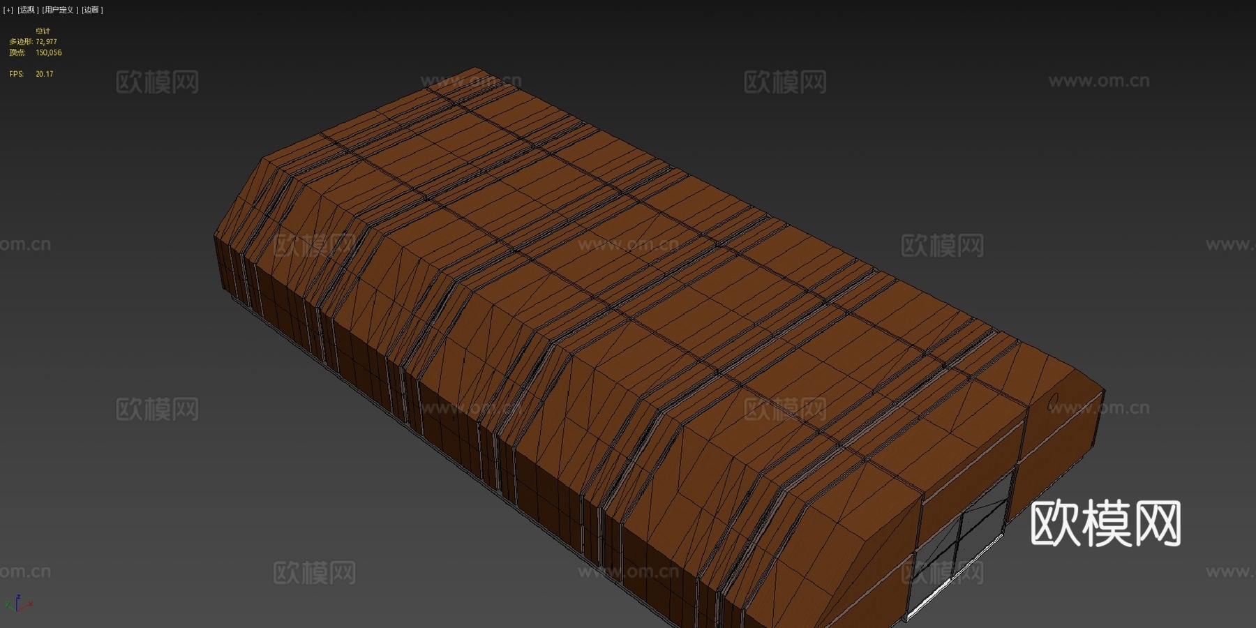 飞机机库su模型