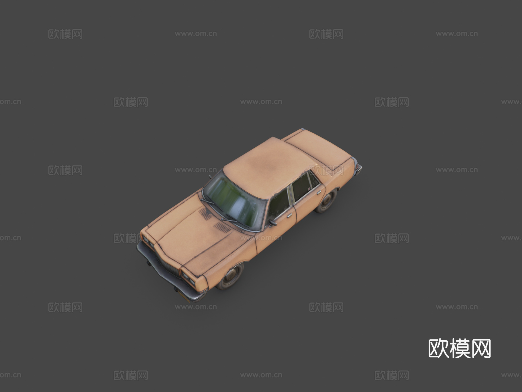 年代道奇外交官su模型