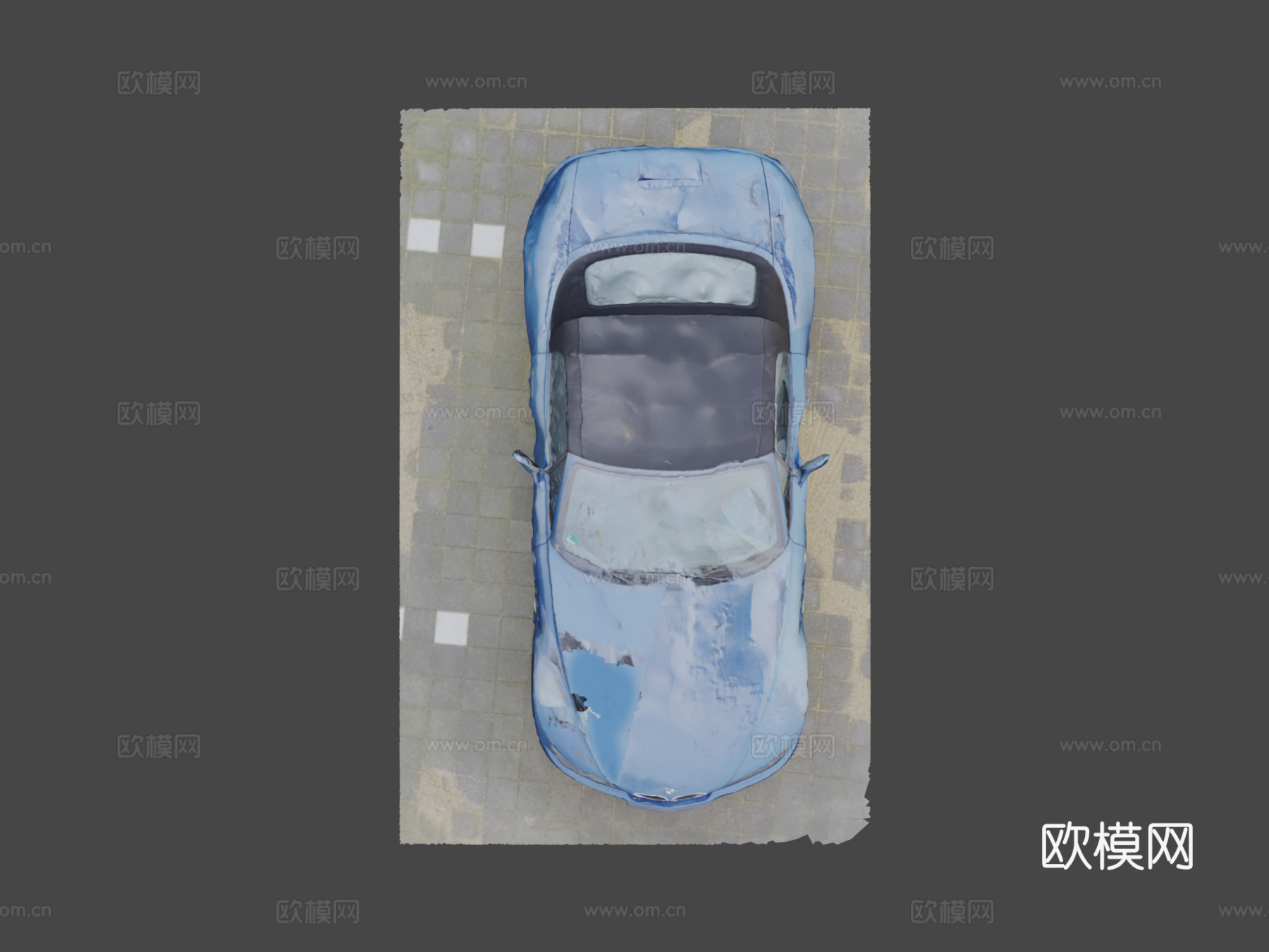 款宝马Z3敞篷车su模型