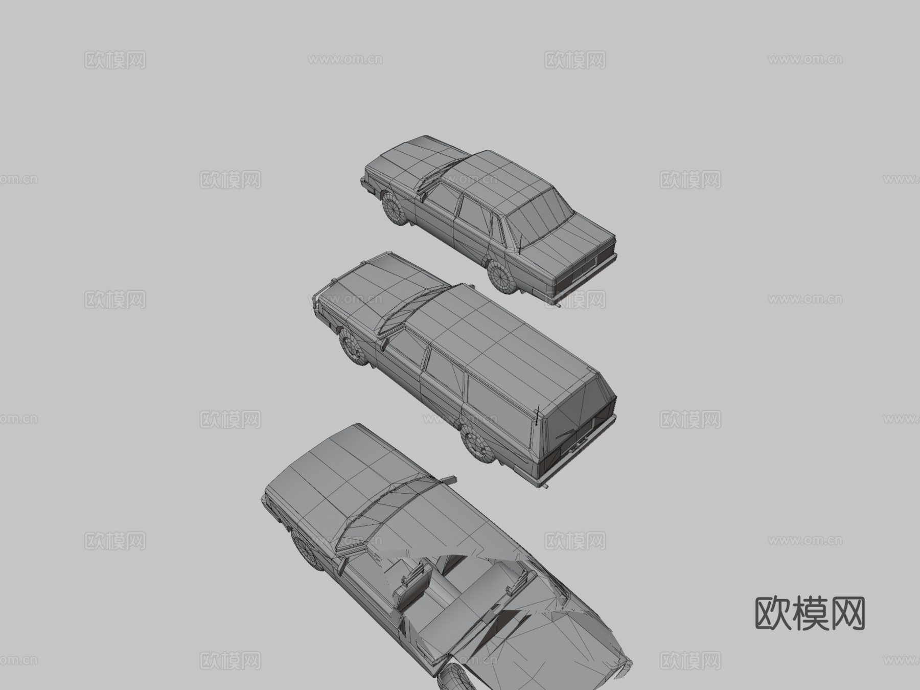 款沃尔沃200系列su模型