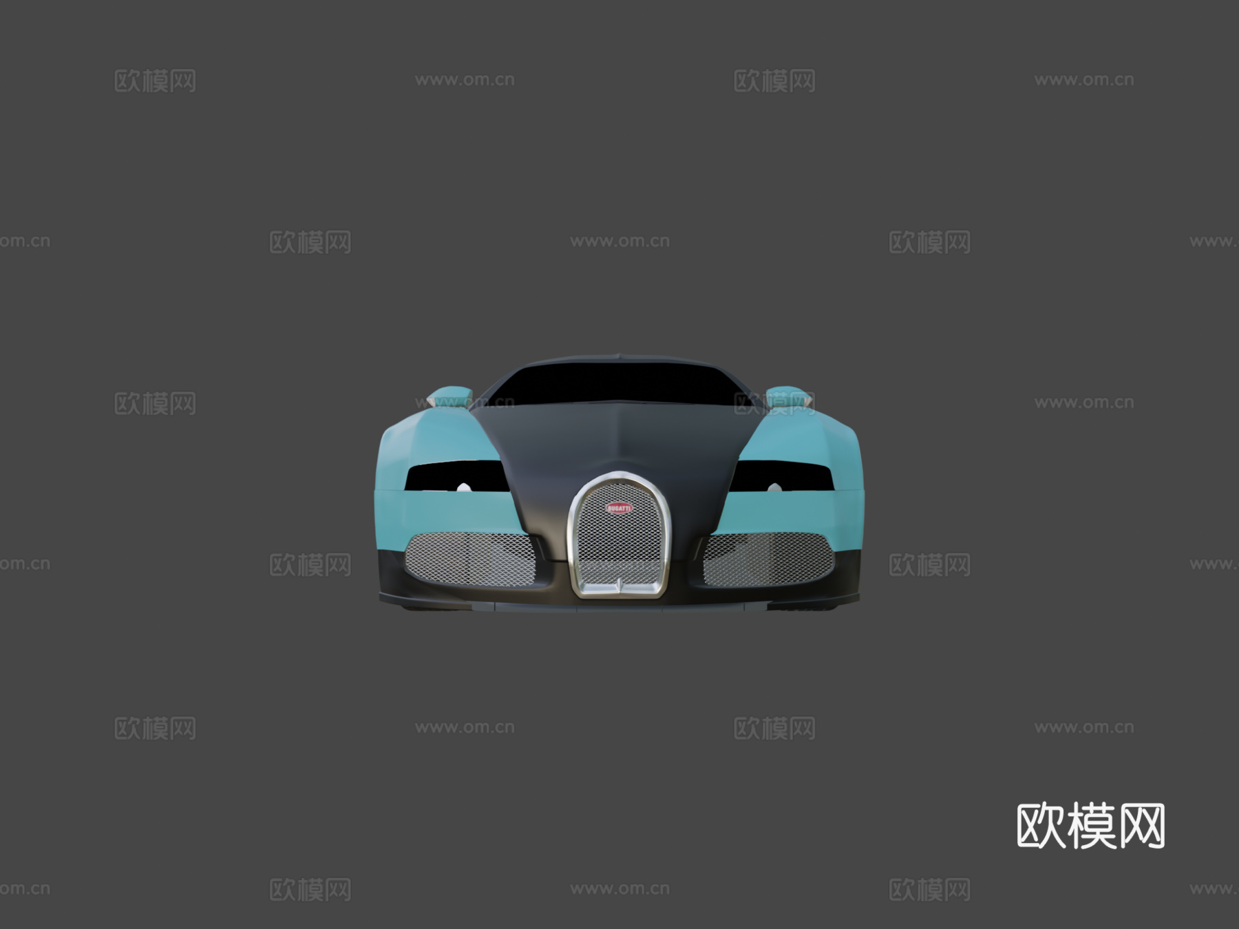 布加迪威龙 16.4su模型