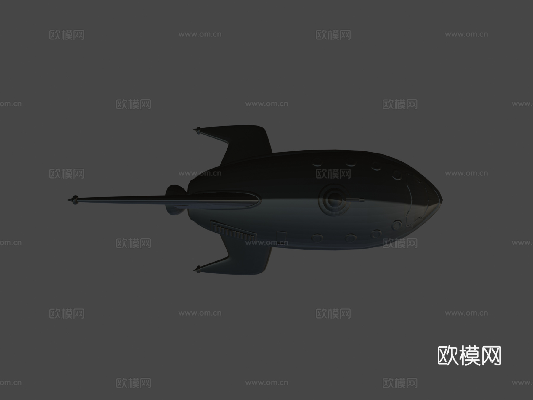 飞出个未来行星特快太空船su模型