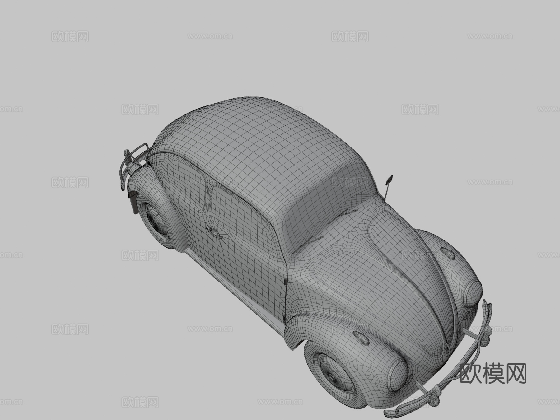 大众甲壳虫su模型