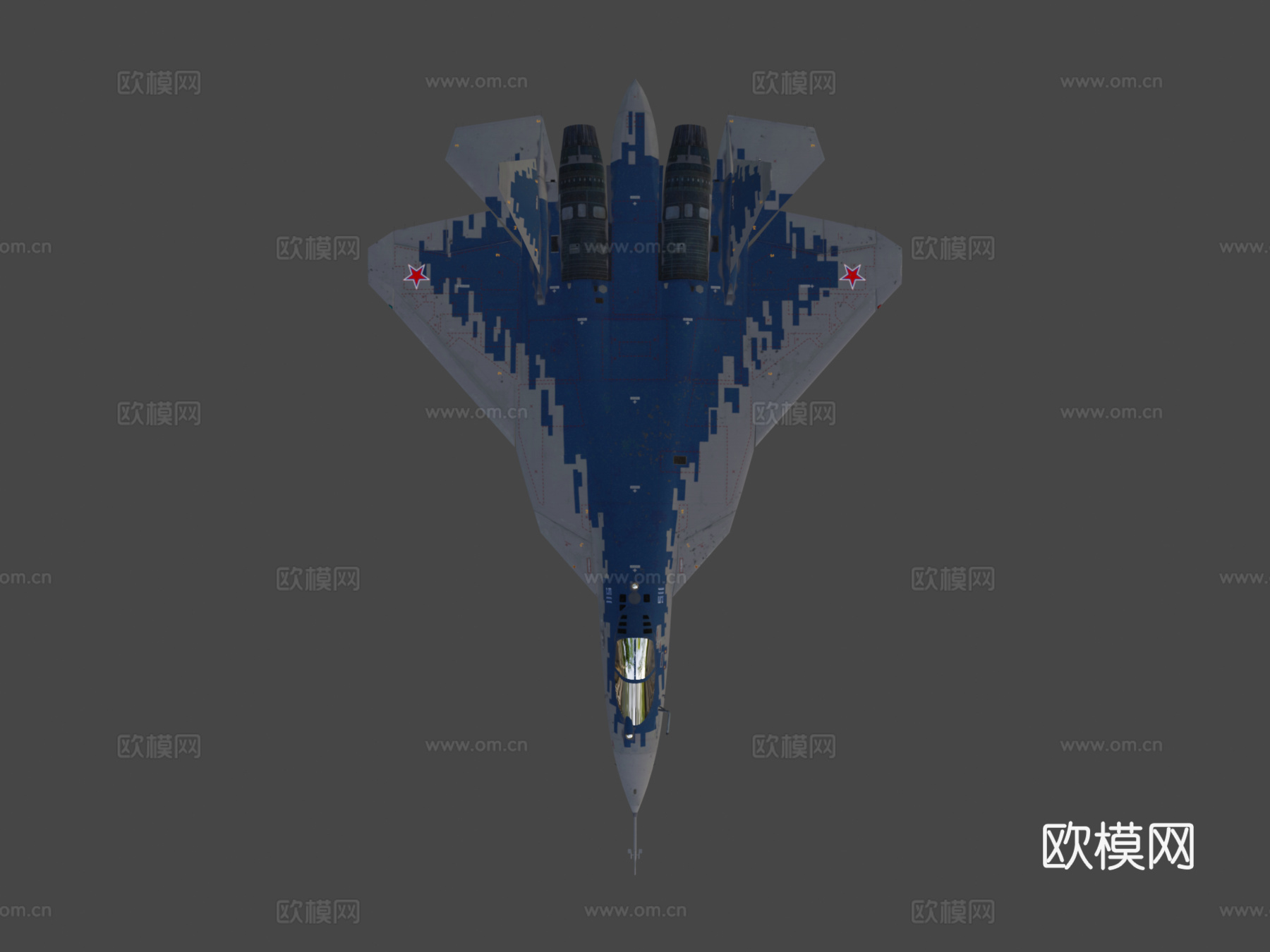 苏霍伊Su57 3D模型su模型