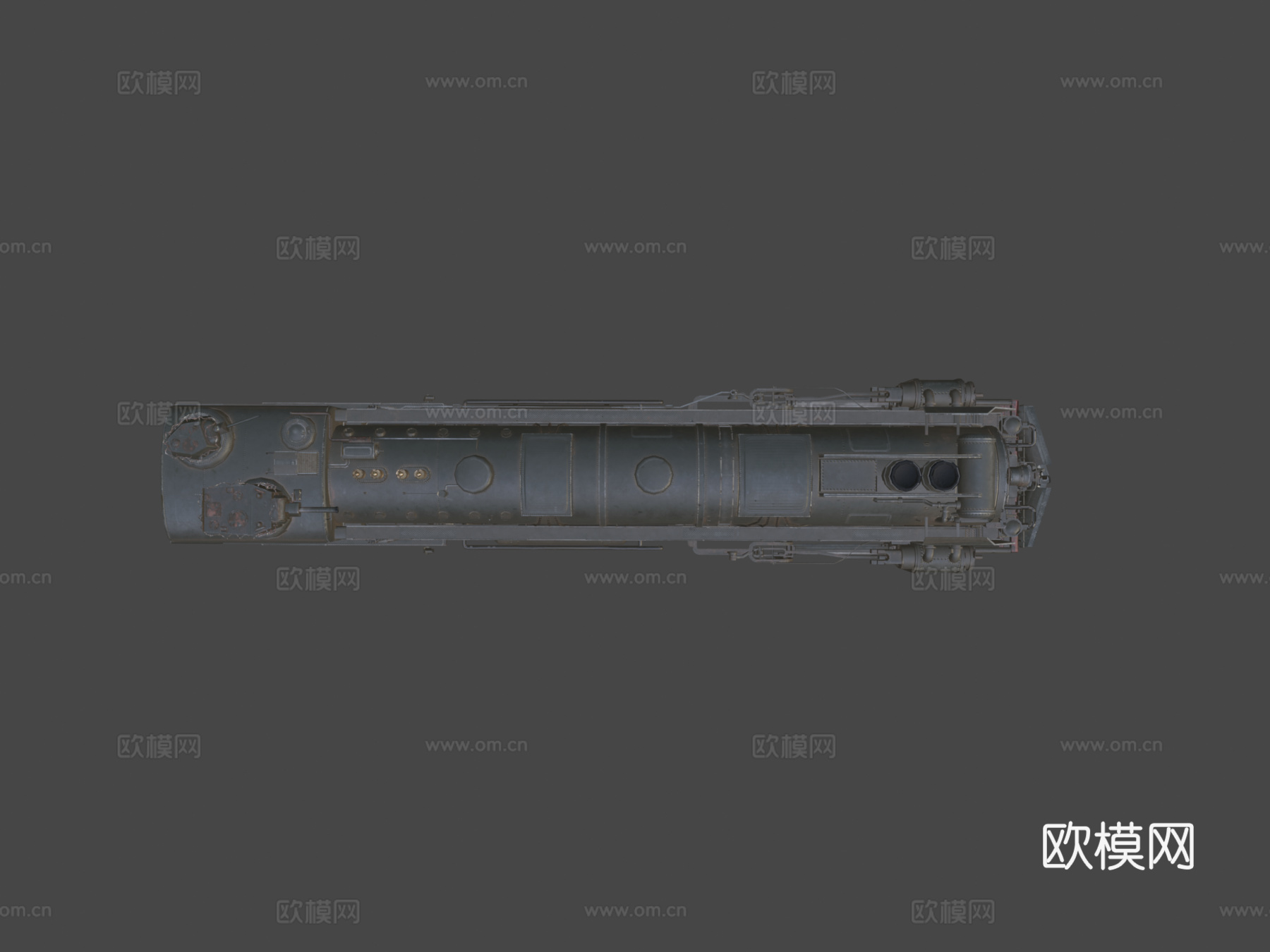 泰坦尼克号苏联火车头su模型