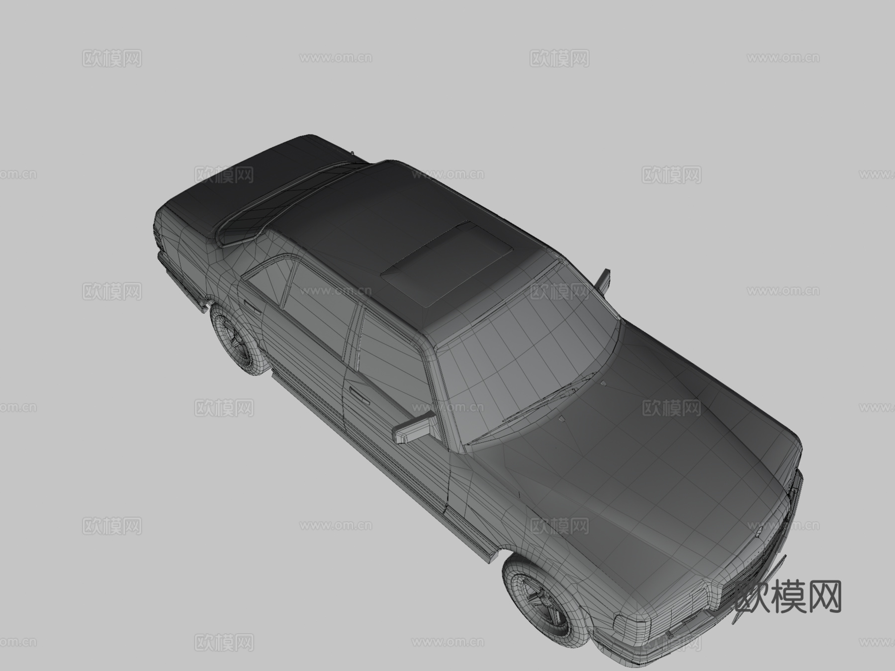 梅赛德斯-奔驰 w126su模型