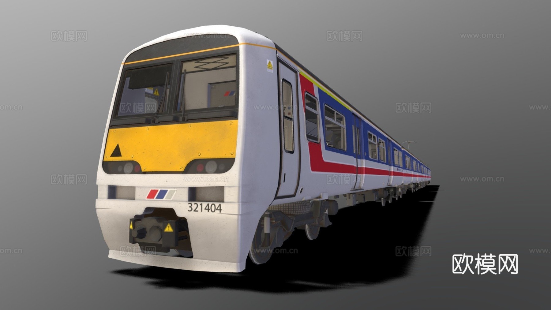 英国铁路321级电力动车组su模型