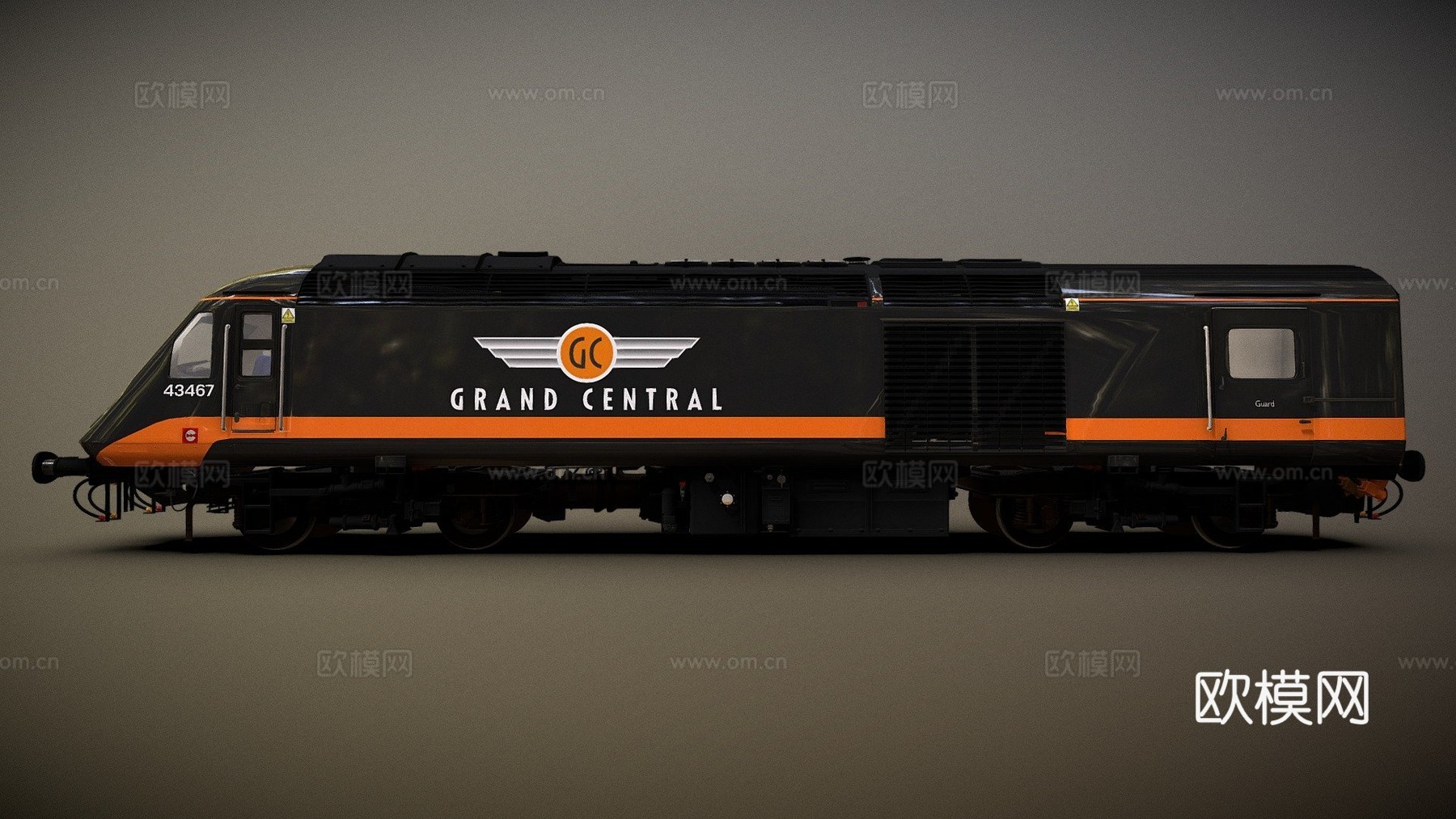 火车大中央车站 43 级su模型