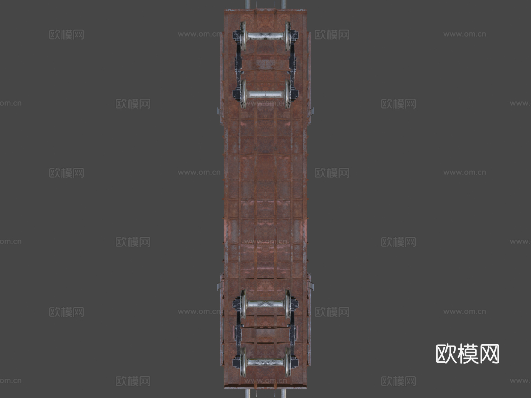 火车车厢su模型