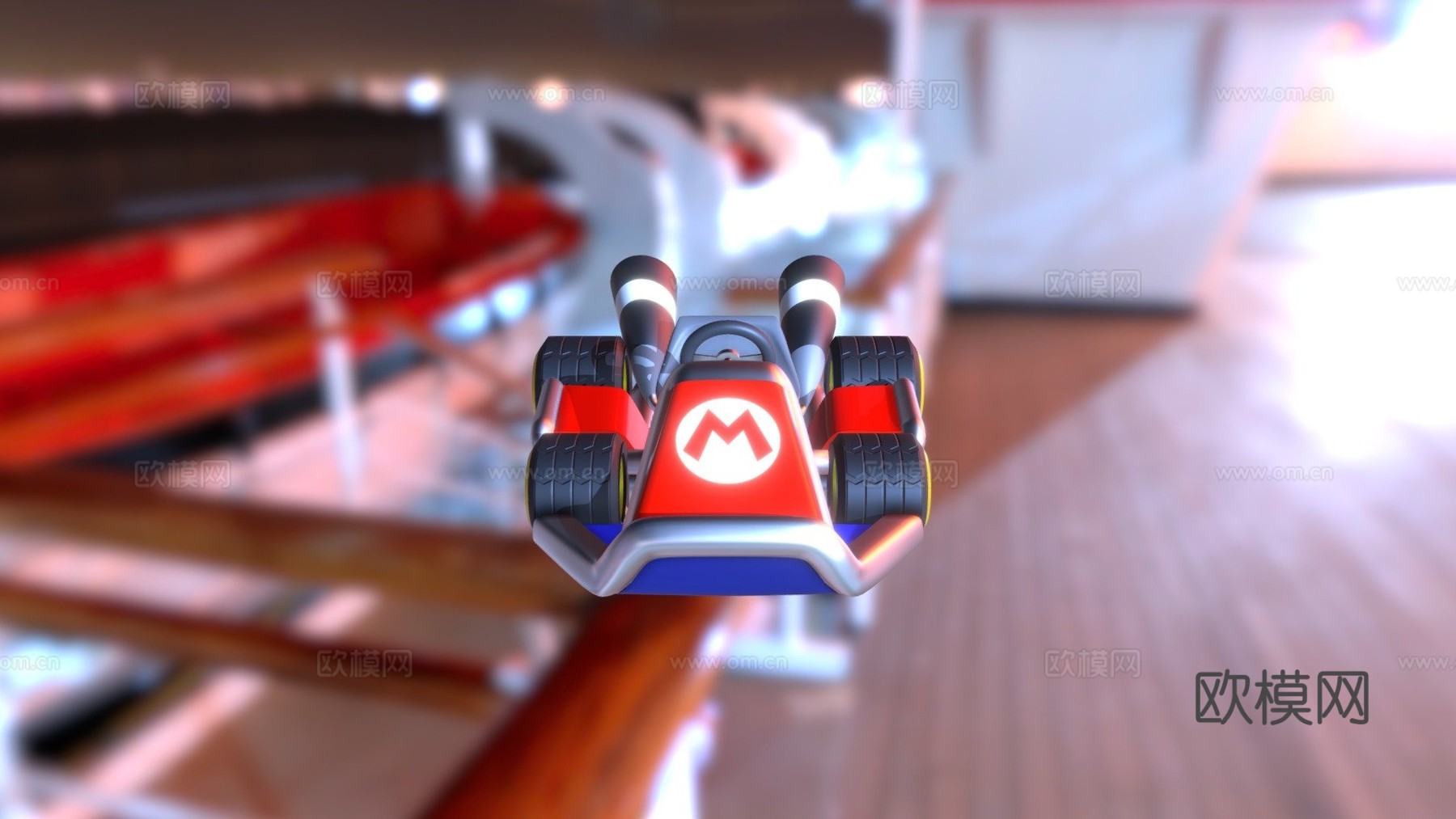 马里奥赛车7标准卡丁车7高质su模型