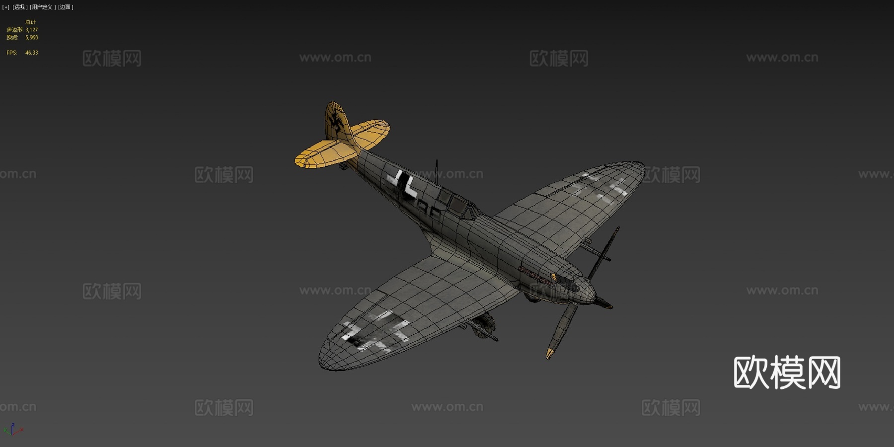 齐尔库斯·罗萨留斯喷火战斗机su模型