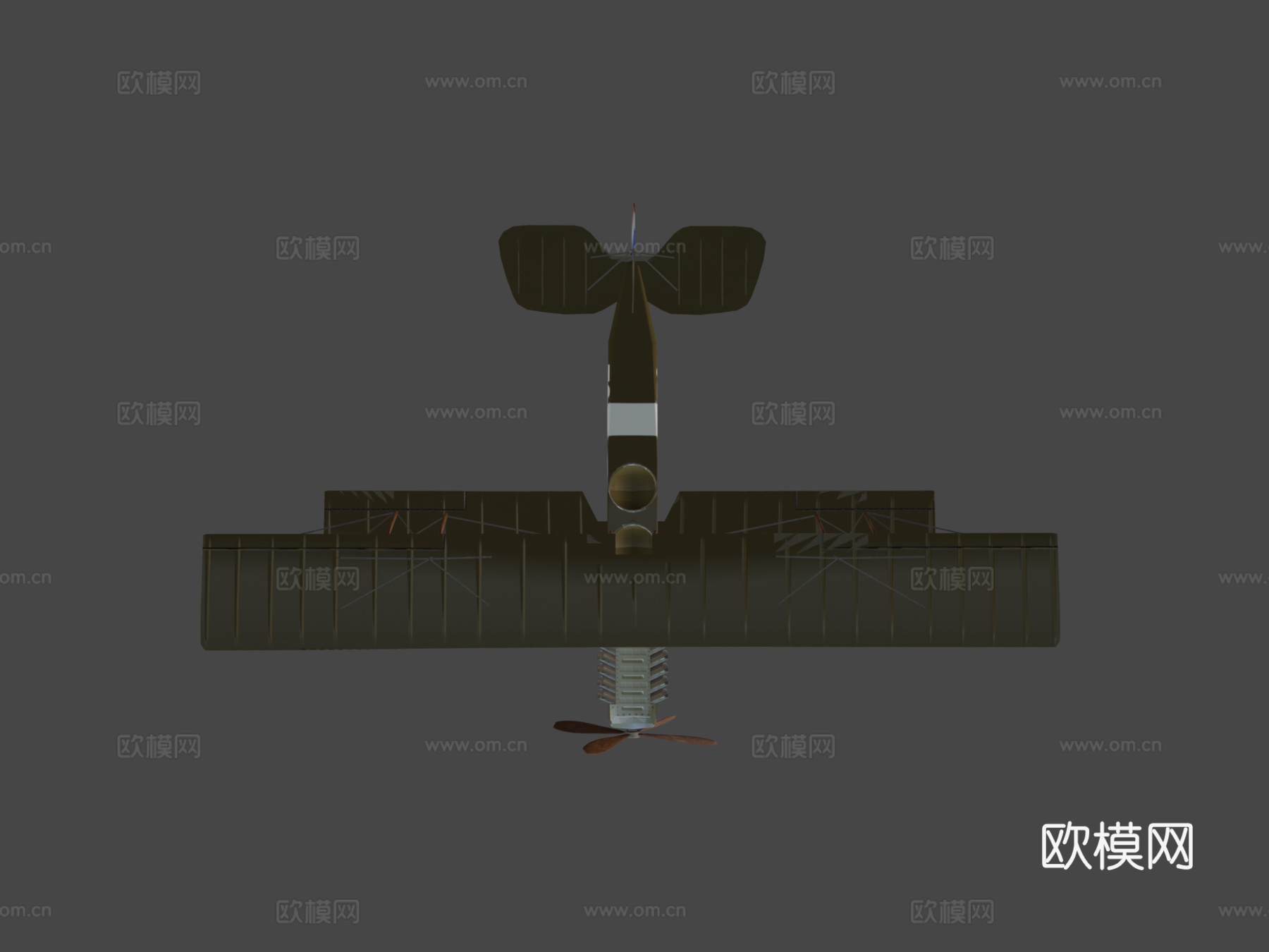 双翼飞机天堂麻烦资产伊卡洛斯13d模型