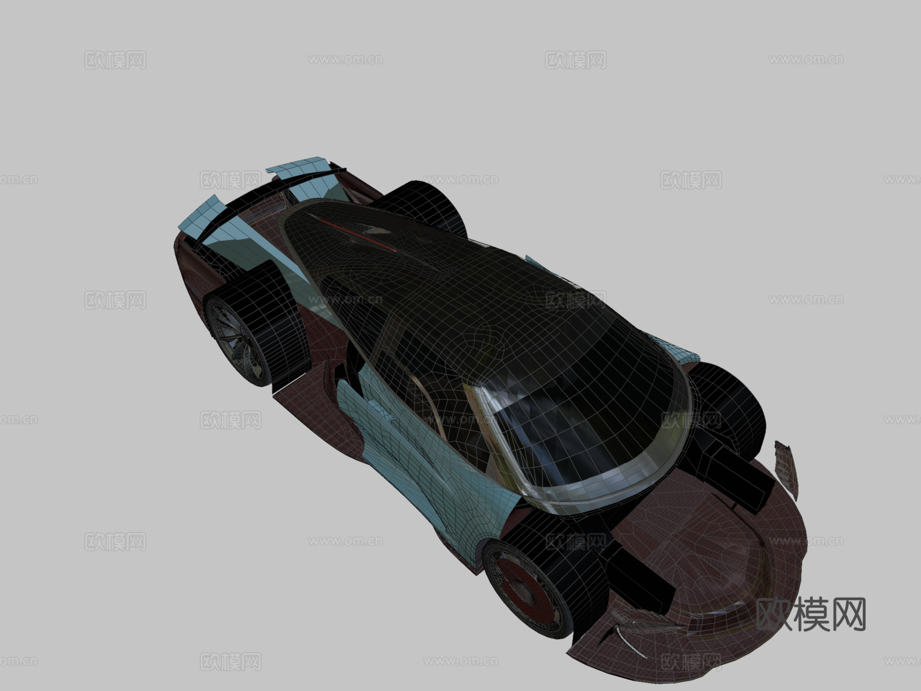 迈凯伦速尾su模型