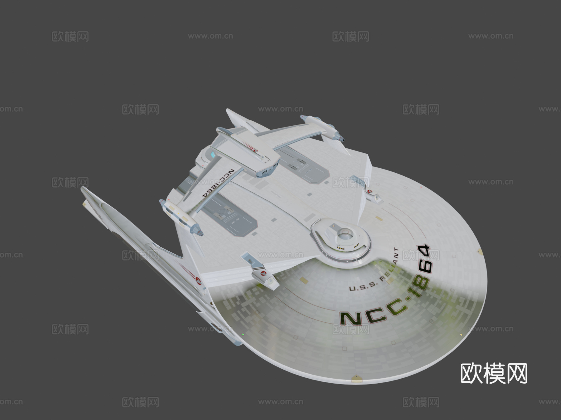 米兰达级美国星舰信赖号NCC1864变体su模型