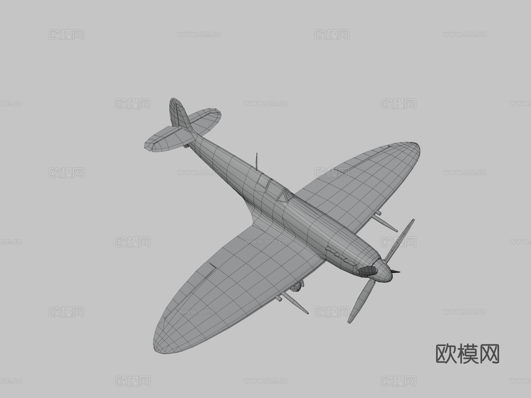 齐尔库斯·罗萨留斯喷火战斗机su模型