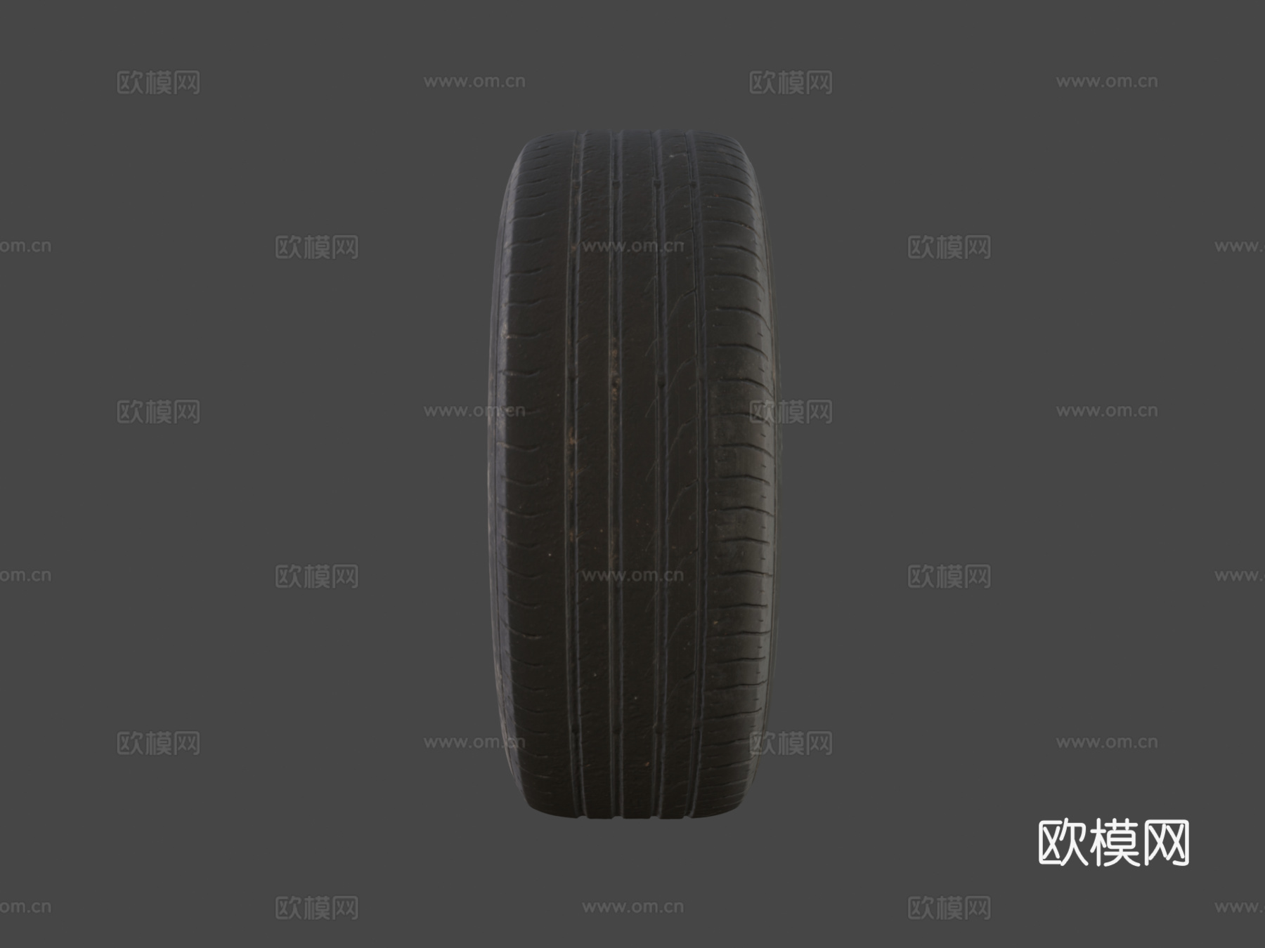 带丰田轮圈的轮胎su模型